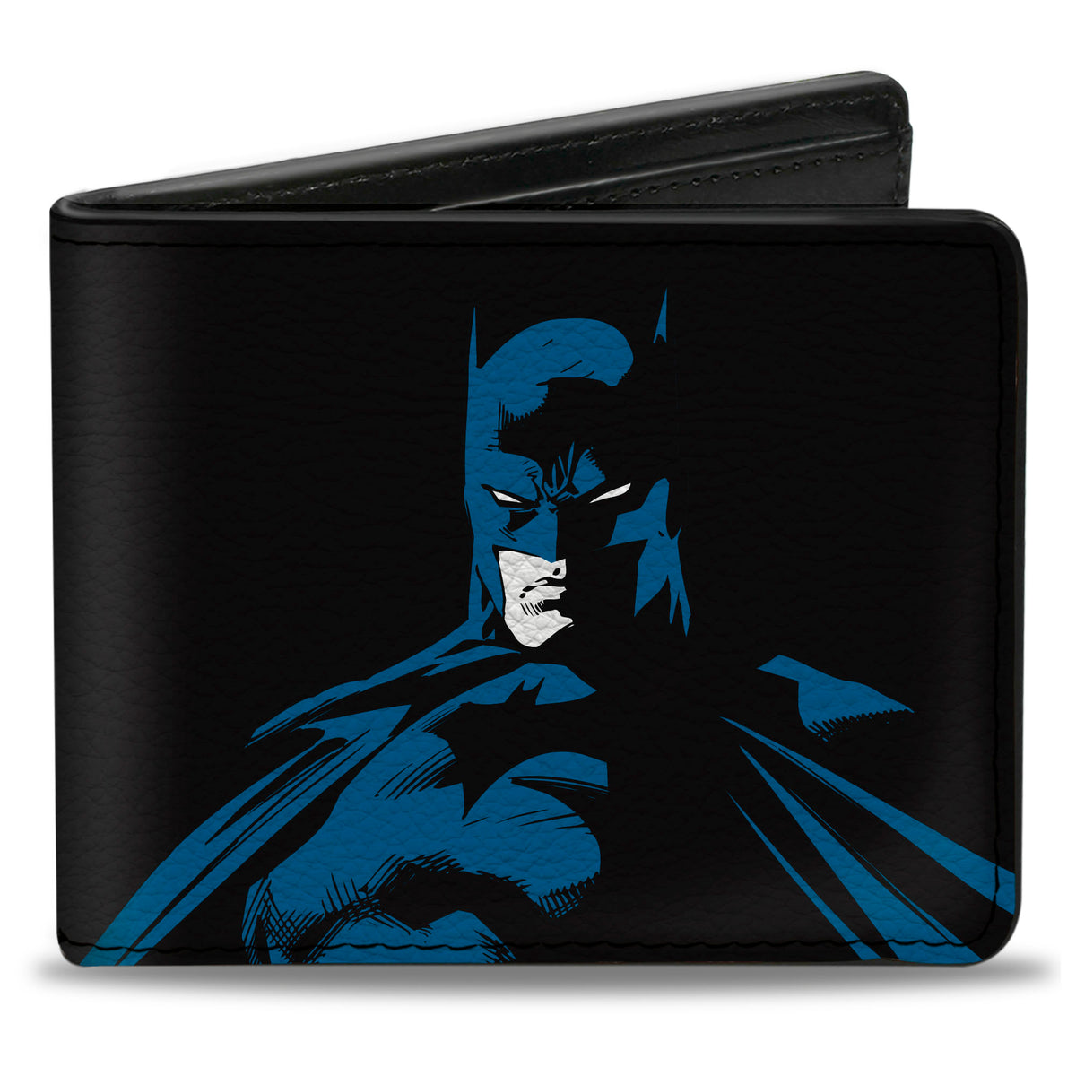 Bi-Fold Wallet - Batman Dark Knight Pose Black/Blue/White Bi-Fold Wallets DC Comics