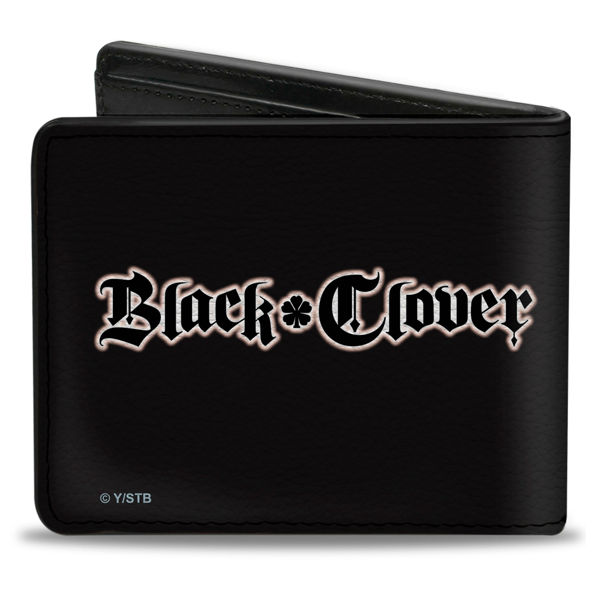 Bi-Fold Wallet - BLACK CLOVER Asta Cold Plunge Pose and Title Logo Bi-Fold Wallets Black Clover