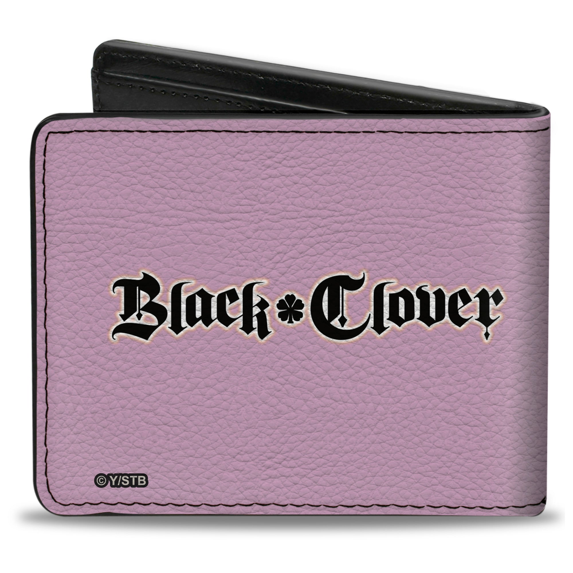Bi-Fold Wallet - BLACK CLOVER Chibi Noelle Hash Tag Pose and Title Logo Pinks Bi-Fold Wallets Black Clover