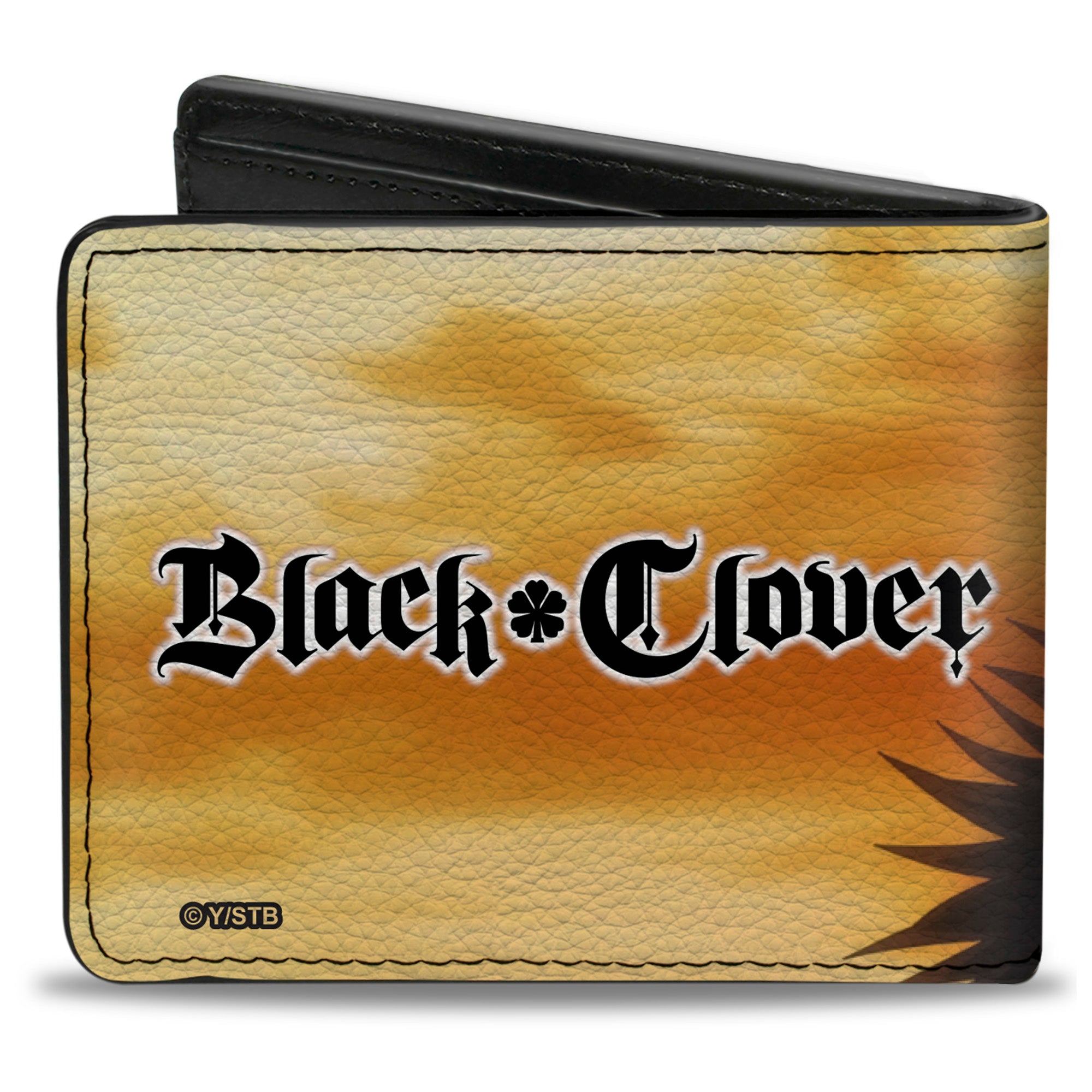 Bi-Fold Wallet - BLACK CLOVER Dante Devil Power Pose and Title Logo Bi-Fold Wallets Black Clover
