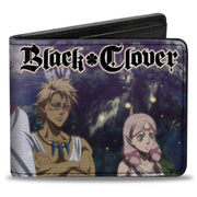 Bi-Fold Wallet - BLACK CLOVER Eye of the Midnight Sun Elysia Elf Group Scene and Title Logo Bi-Fold Wallets Black Clover