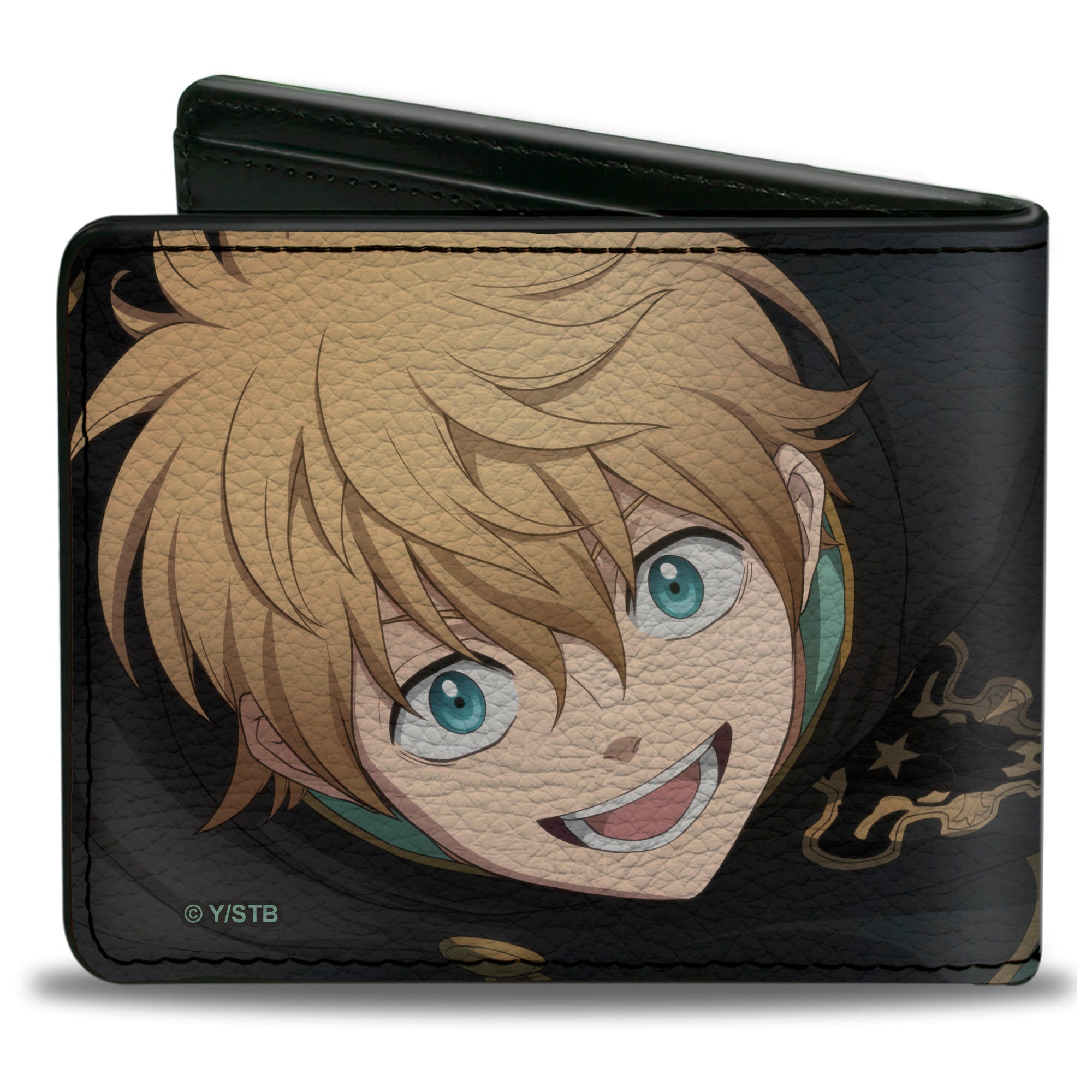 Bi-Fold Wallet - Black Clover Luck and Magna Looking Up Scene Bi-Fold Wallets Black Clover