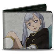 Bi-Fold Wallet - Black Clover Asta Yami and Noelle Group Pose Gray Bi-Fold Wallets Black Clover