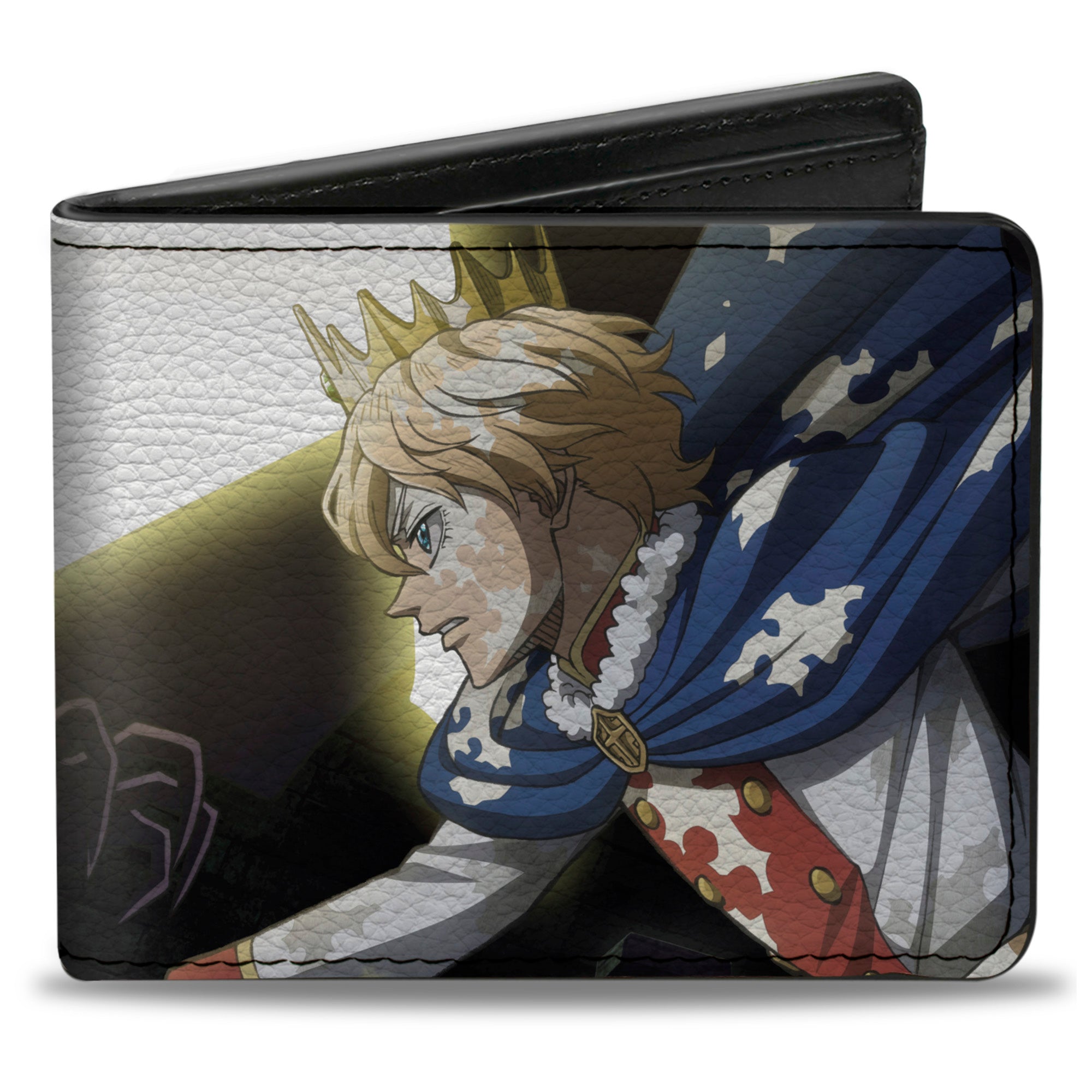 Bi-Fold Wallet - Black Clover Lemiel and Zagred Swords of Light Battle Scene Bi-Fold Wallets Black Clover