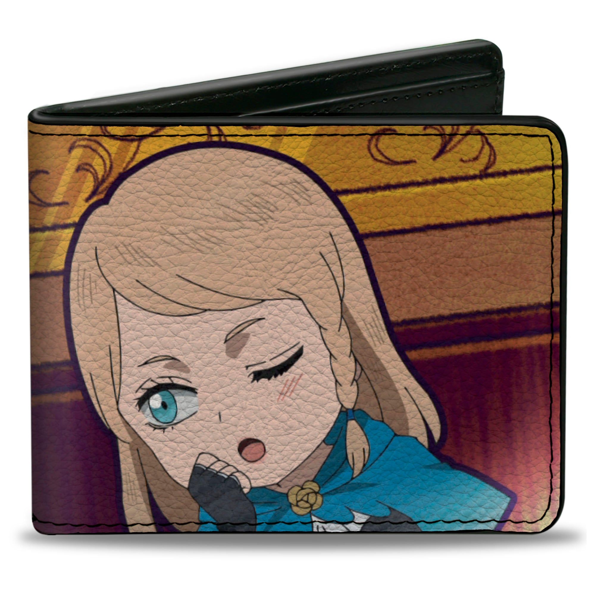 Bi-Fold Wallet - Black Clover Chibi Yami and Charlotte Pose Bi-Fold Wallets Crunchyroll