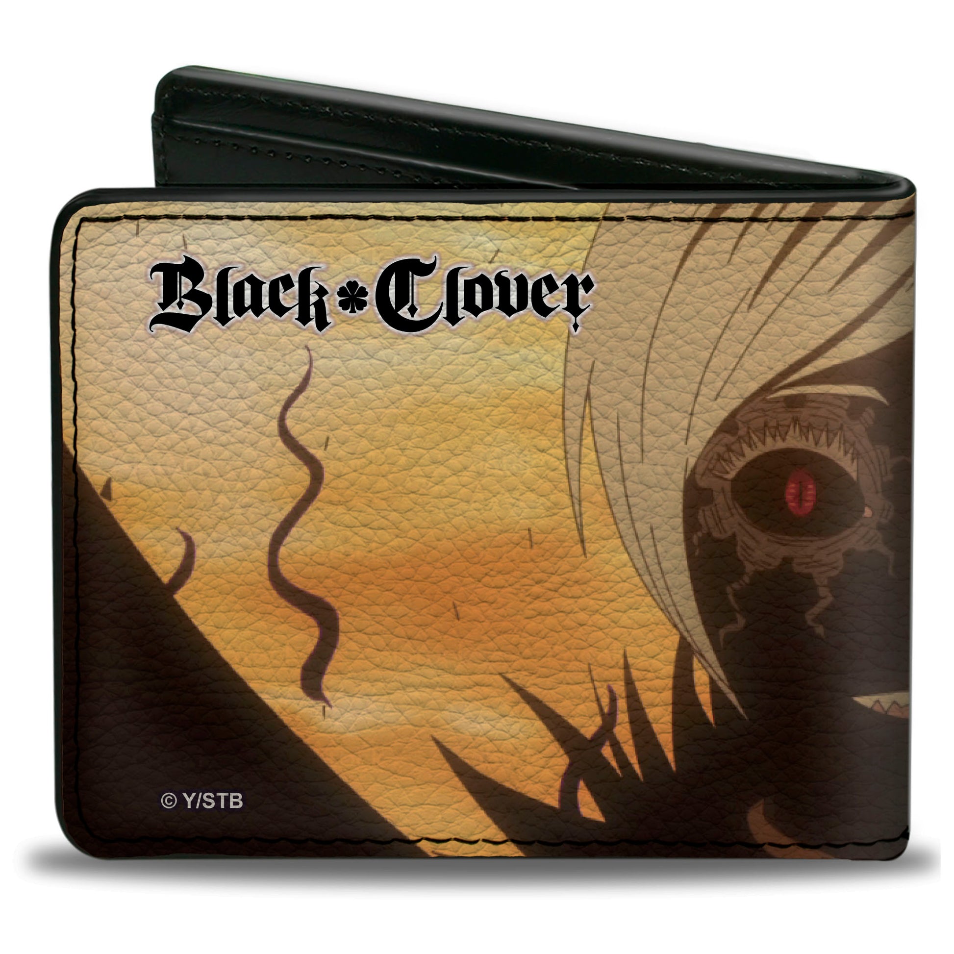 Bi-Fold Wallet - BLACK CLOVER Vanica Megicula Devil Host Pose and Title Logo Bi-Fold Wallets Black Clover