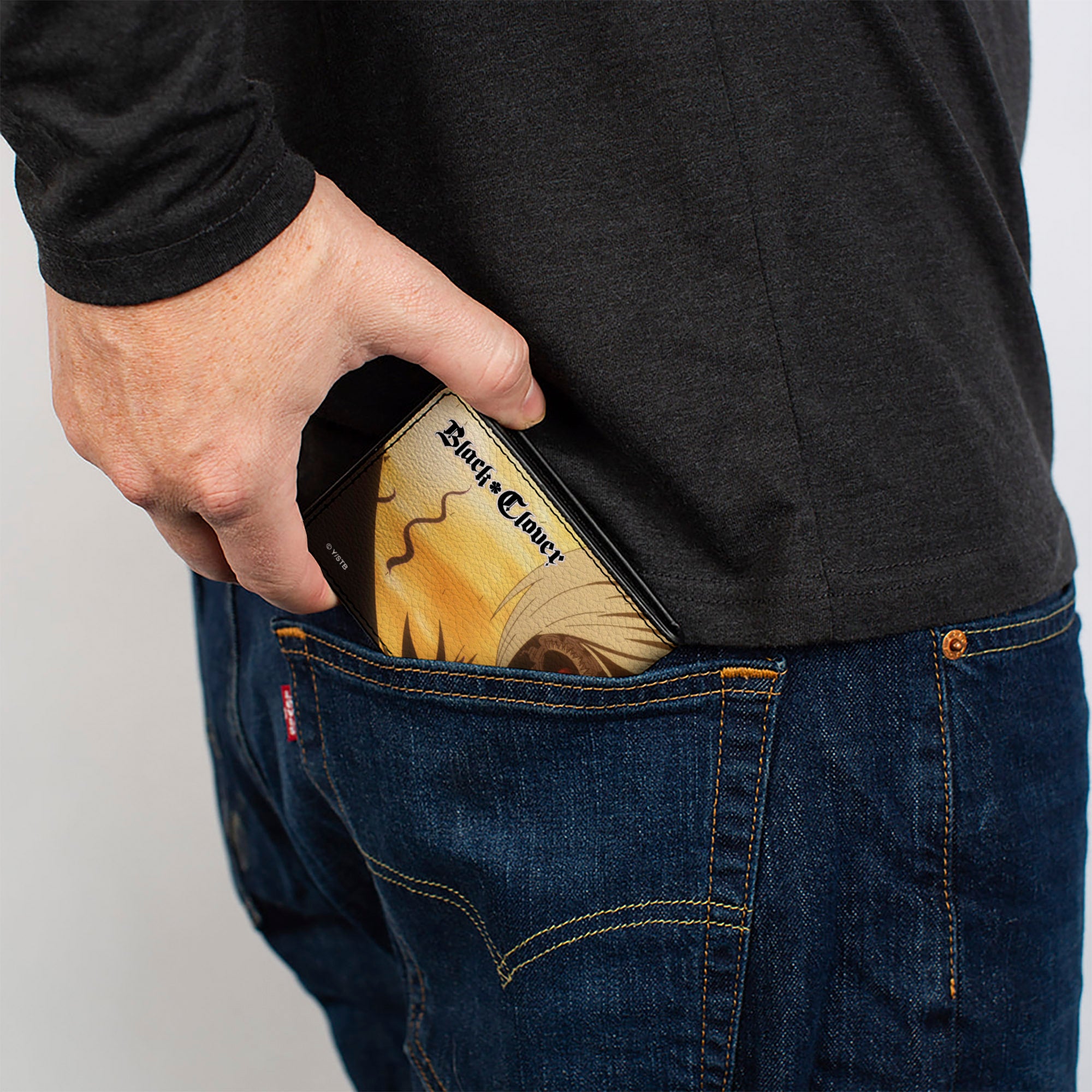 Bi-Fold Wallet - BLACK CLOVER Vanica Megicula Devil Host Pose and Title Logo Bi-Fold Wallets Black Clover