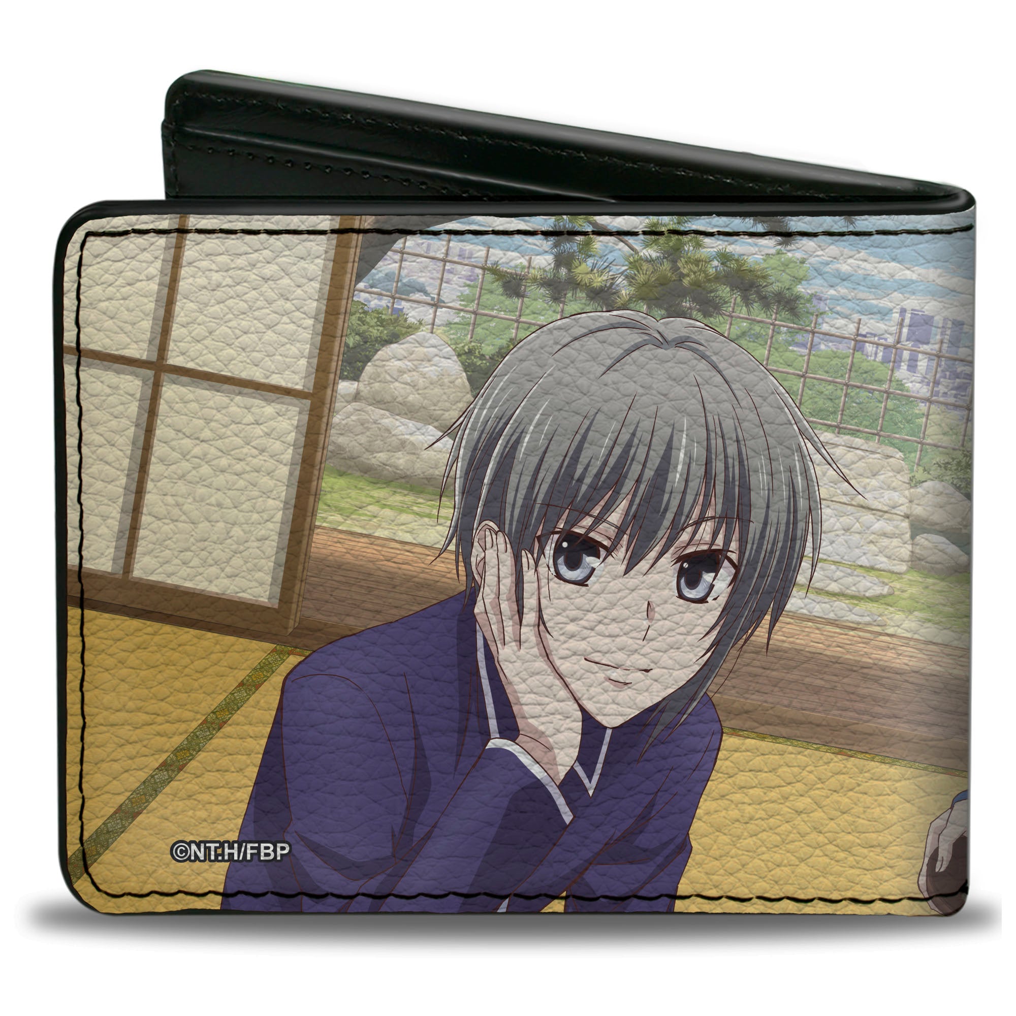Bi-Fold Wallet - Fruits Basket Yuki Tohru Kyo Animage Magazine Group Pose Scene Bi-Fold Wallets Fruits Basket