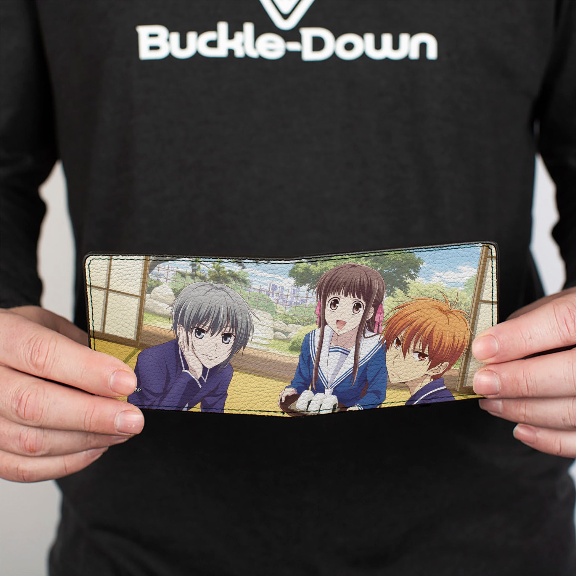 Bi-Fold Wallet - Fruits Basket Yuki Tohru Kyo Animage Magazine Group Pose Scene Bi-Fold Wallets Fruits Basket