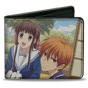 Bi-Fold Wallet - Fruits Basket Yuki Tohru Kyo Animage Magazine Group Pose Scene Bi-Fold Wallets Fruits Basket