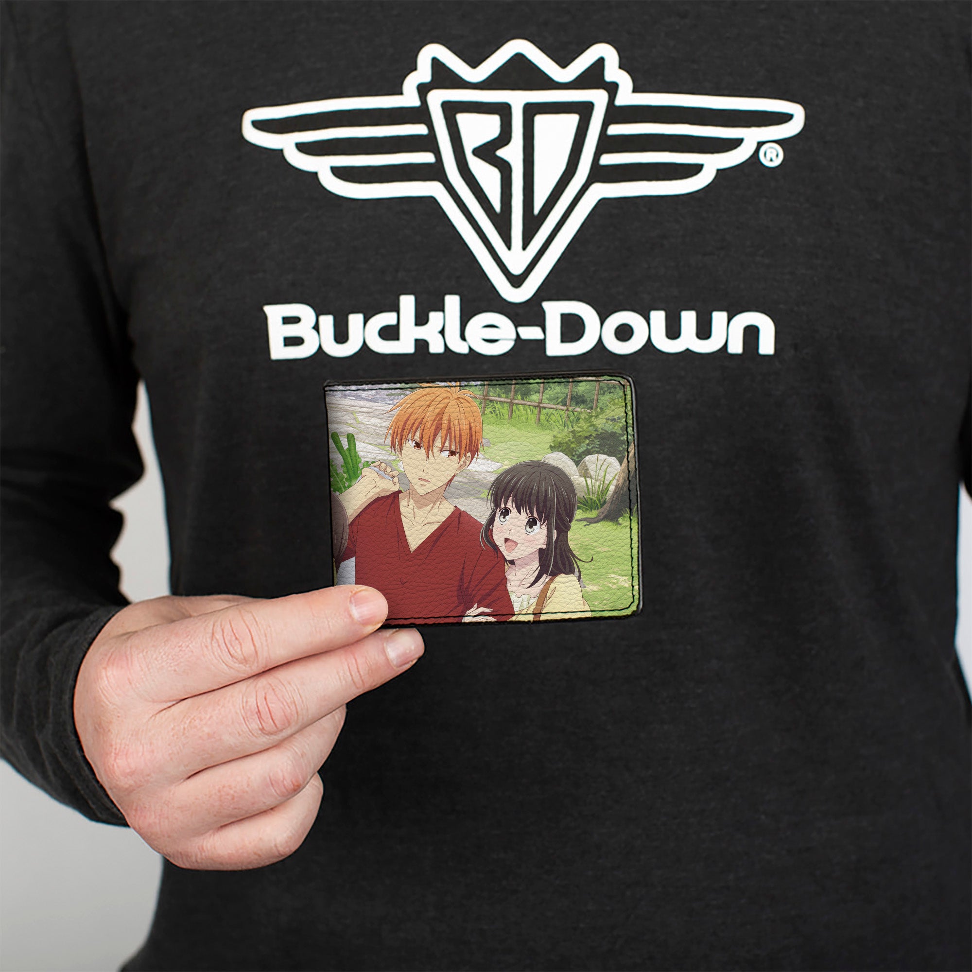 Bi-Fold Wallet - Fruits Basket Yuki Tohru Kyo Kagure Group Scene Bi-Fold Wallets Fruits Basket