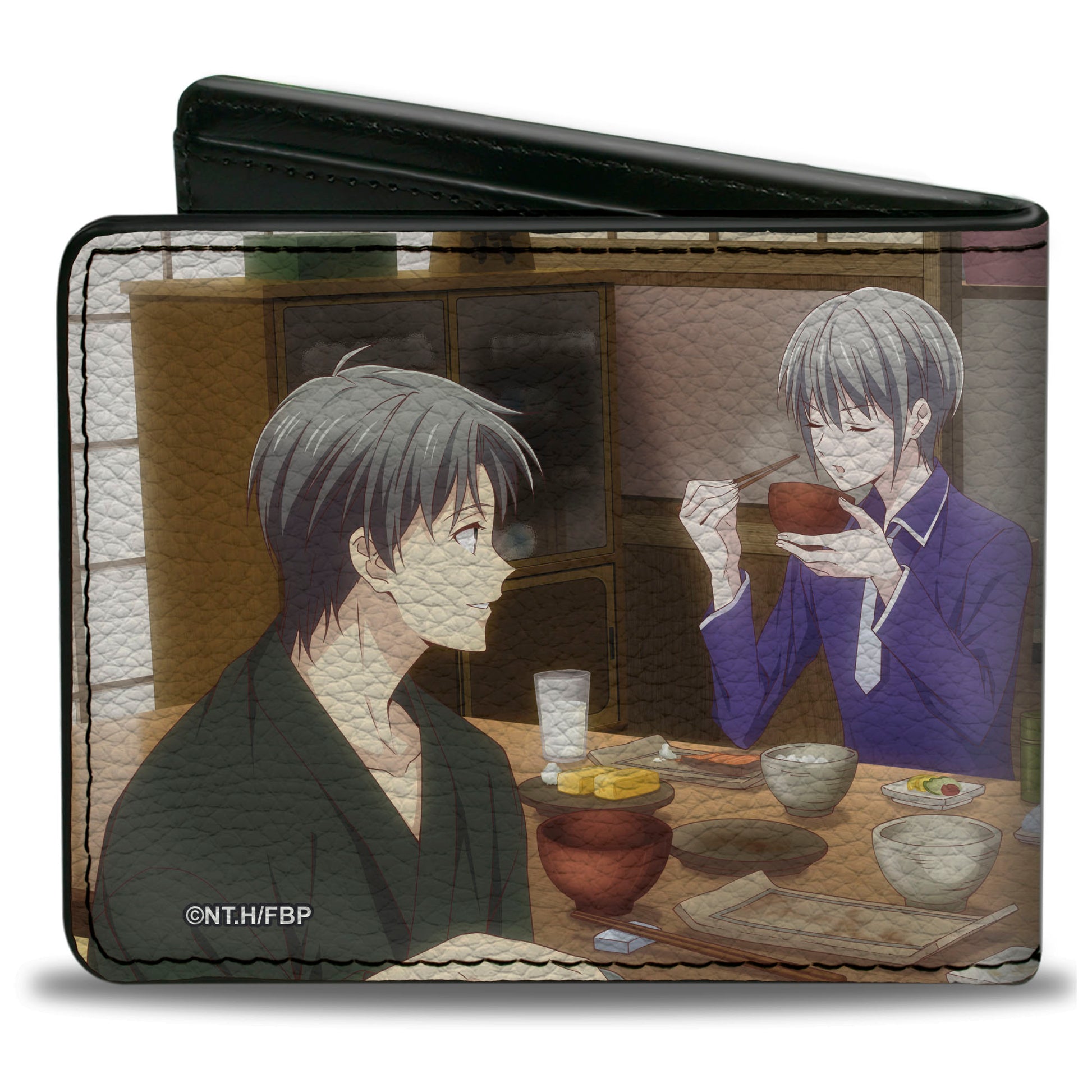 Bi-Fold Wallet - Fruits Basket Shigure Yuki Tohru Kyo Dining Scene Bi-Fold Wallets Fruits Basket
