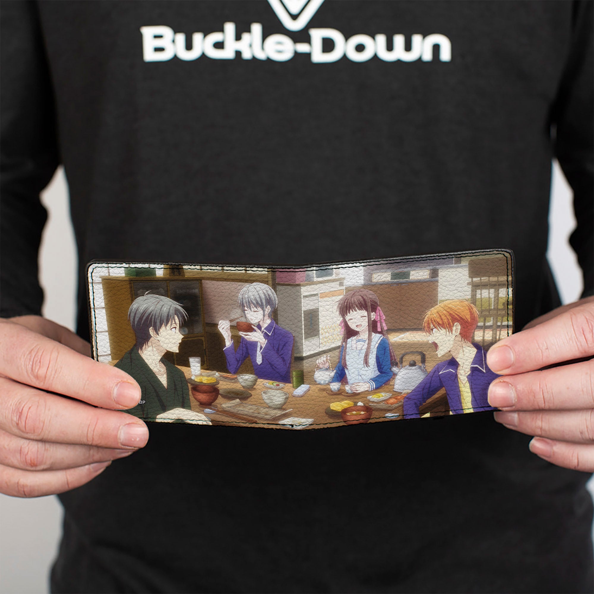 Bi-Fold Wallet - Fruits Basket Shigure Yuki Tohru Kyo Dining Scene Bi-Fold Wallets Fruits Basket