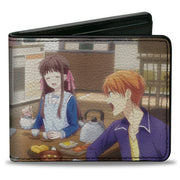 Bi-Fold Wallet - Fruits Basket Shigure Yuki Tohru Kyo Dining Scene Bi-Fold Wallets Fruits Basket