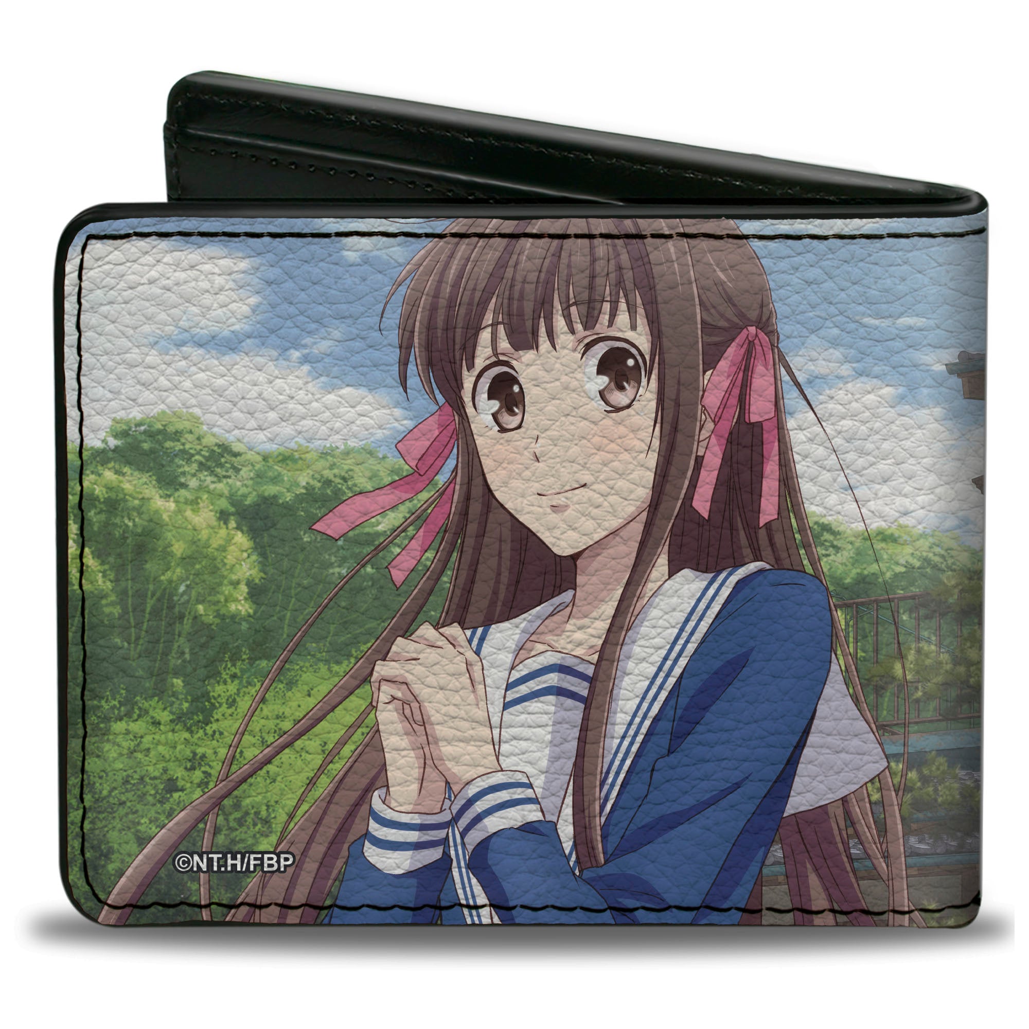 Bi-Fold Wallet - Fruits Basket Tohru Yuki and Kyo NewType Magazine June 2019 Outdoor Pose Bi-Fold Wallets Fruits Basket