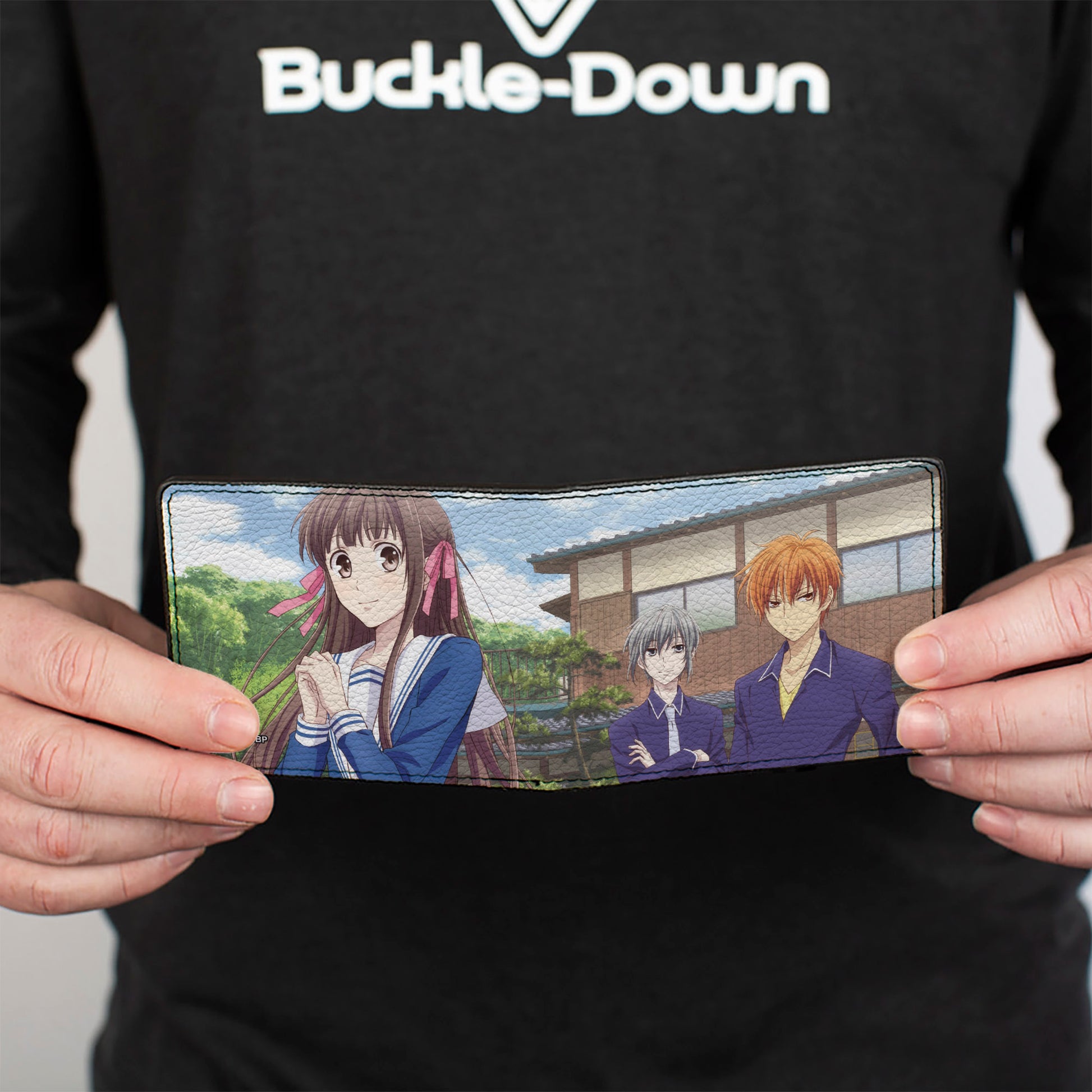 Bi-Fold Wallet - Fruits Basket Tohru Yuki and Kyo NewType Magazine June 2019 Outdoor Pose Bi-Fold Wallets Fruits Basket