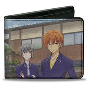 Bi-Fold Wallet - Fruits Basket Tohru Yuki and Kyo NewType Magazine June 2019 Outdoor Pose Bi-Fold Wallets Fruits Basket