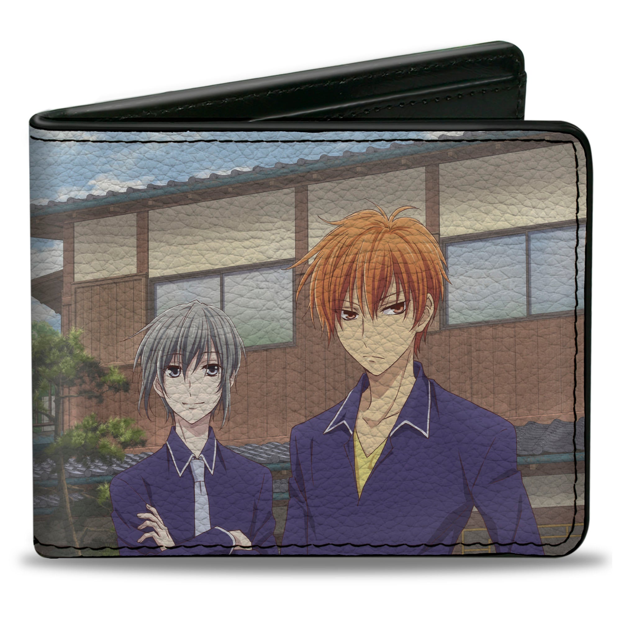 Bi-Fold Wallet - Fruits Basket Tohru Yuki and Kyo NewType Magazine June 2019 Outdoor Pose Bi-Fold Wallets Fruits Basket