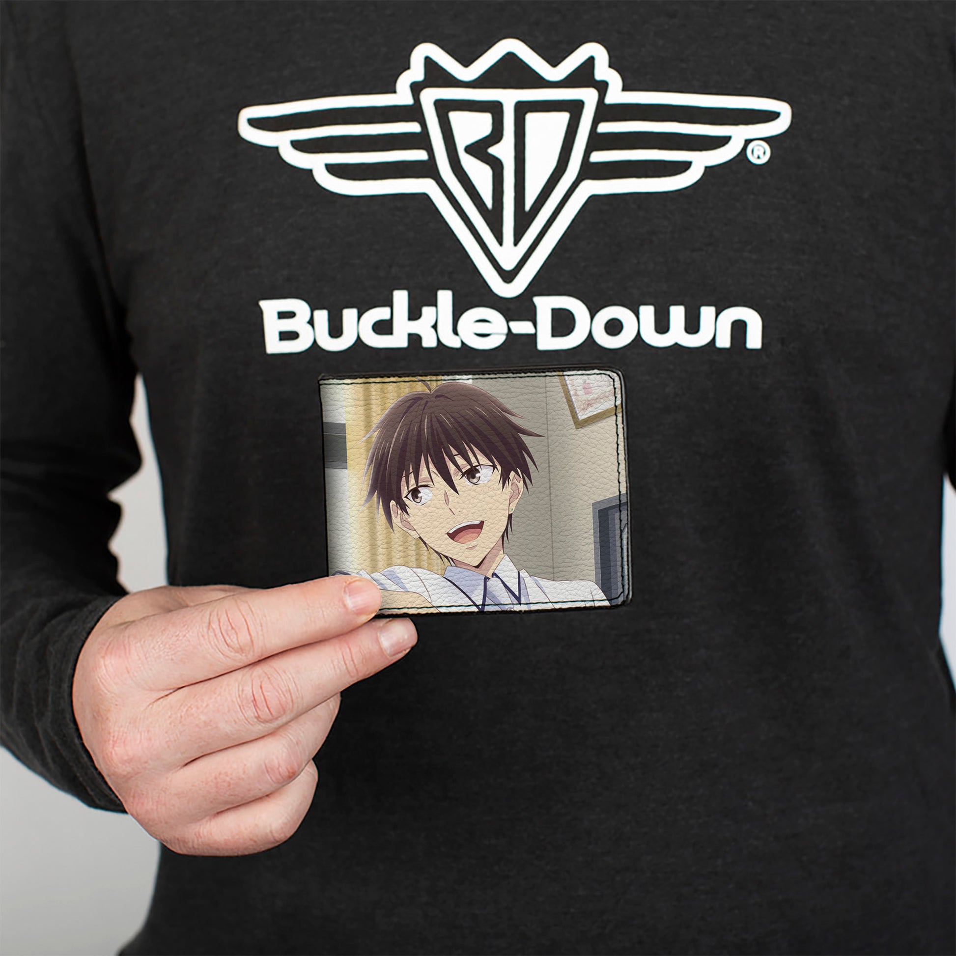 Bi-Fold Wallet - Fruits Basket Yuki and Kakeru Class Pose Bi-Fold Wallets Fruits Basket