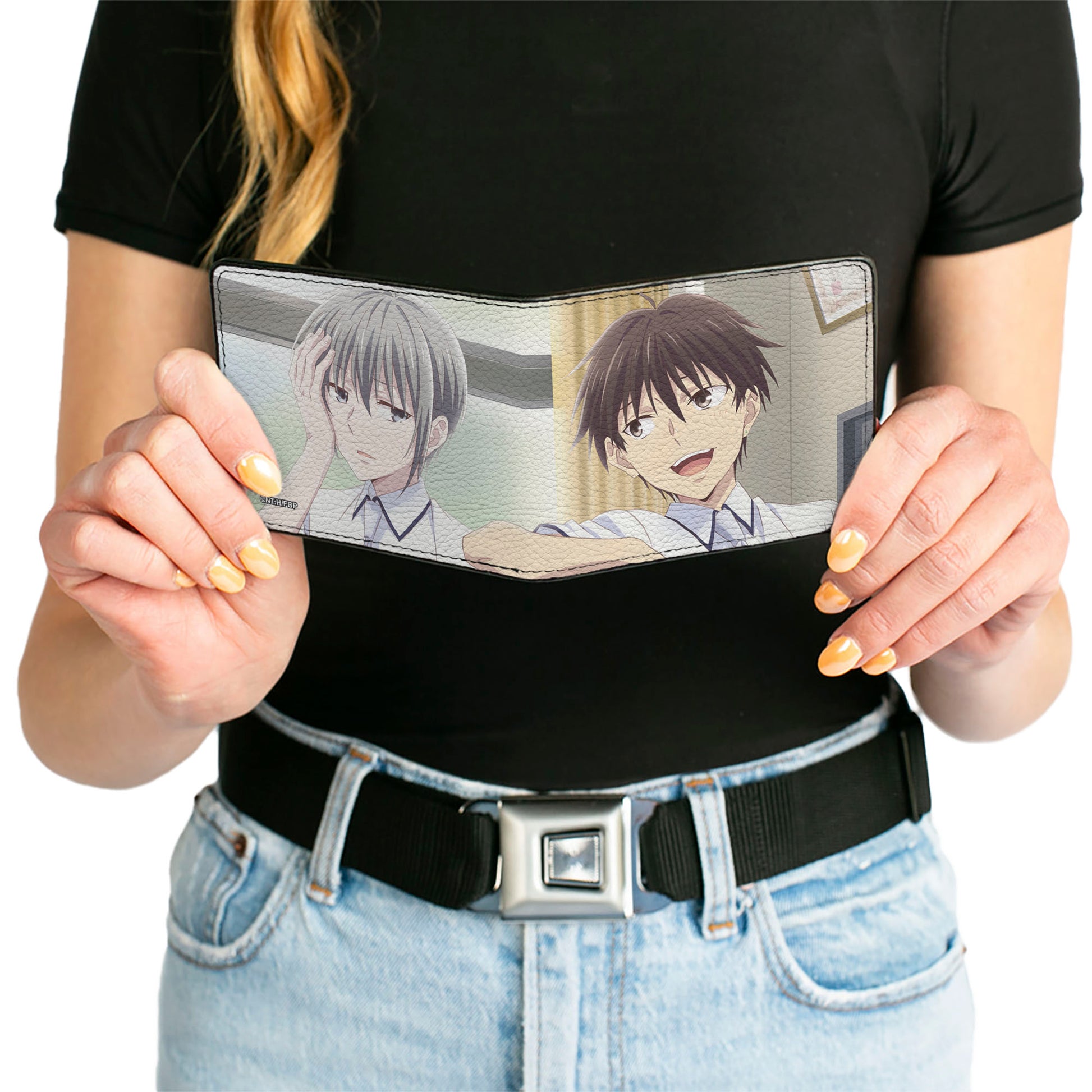 Bi-Fold Wallet - Fruits Basket Yuki and Kakeru Class Pose Bi-Fold Wallets Fruits Basket