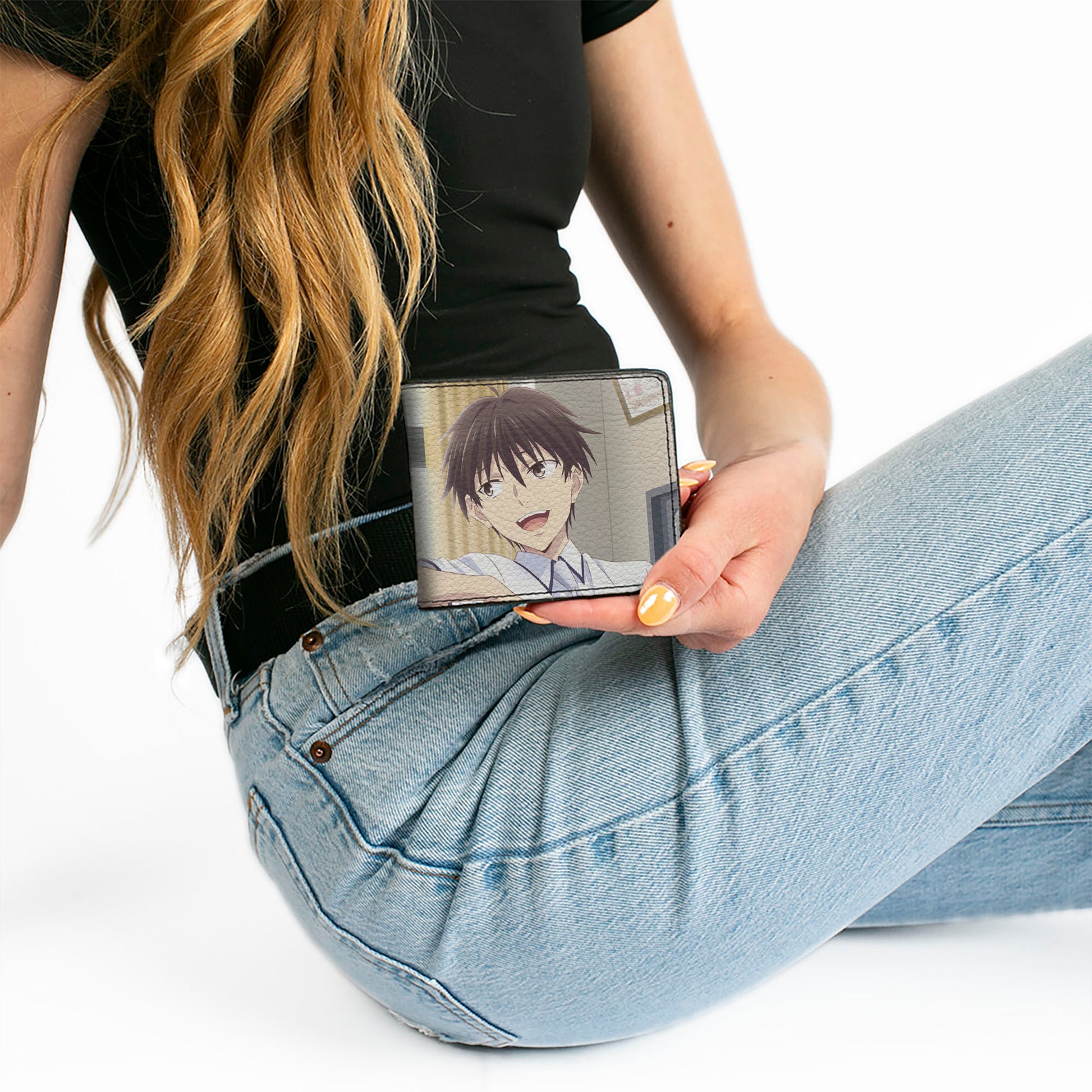 Bi-Fold Wallet - Fruits Basket Yuki and Kakeru Class Pose Bi-Fold Wallets Fruits Basket