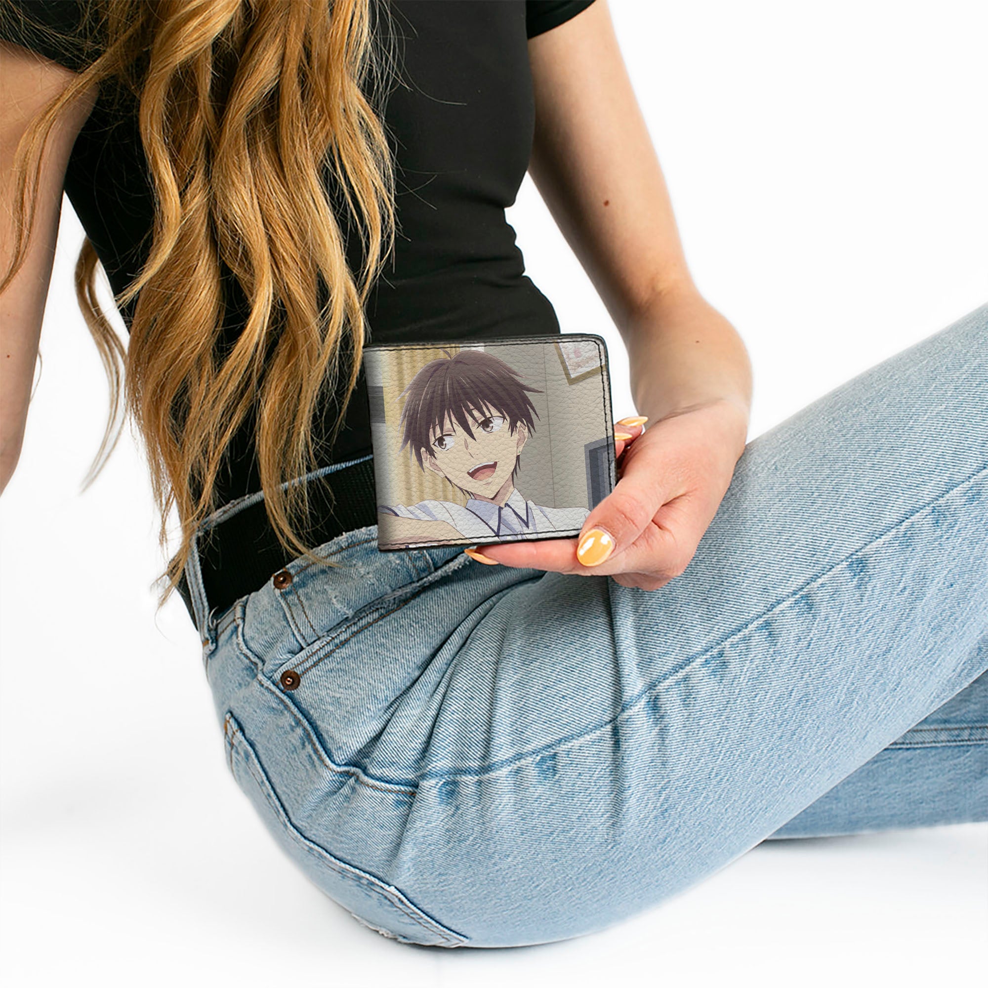 Bi-Fold Wallet - Fruits Basket Yuki and Kakeru Class Pose Bi-Fold Wallets Fruits Basket