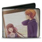 Bi-Fold Wallet - Fruits Basket Welcome Back Four Character Group Scene Bi-Fold Wallets Fruits Basket