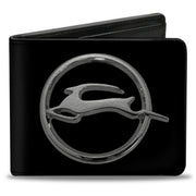 Bi-Fold Wallet - Chevrolet Impala Deer Emblem Black Silver Bi-Fold Wallets GM General Motors