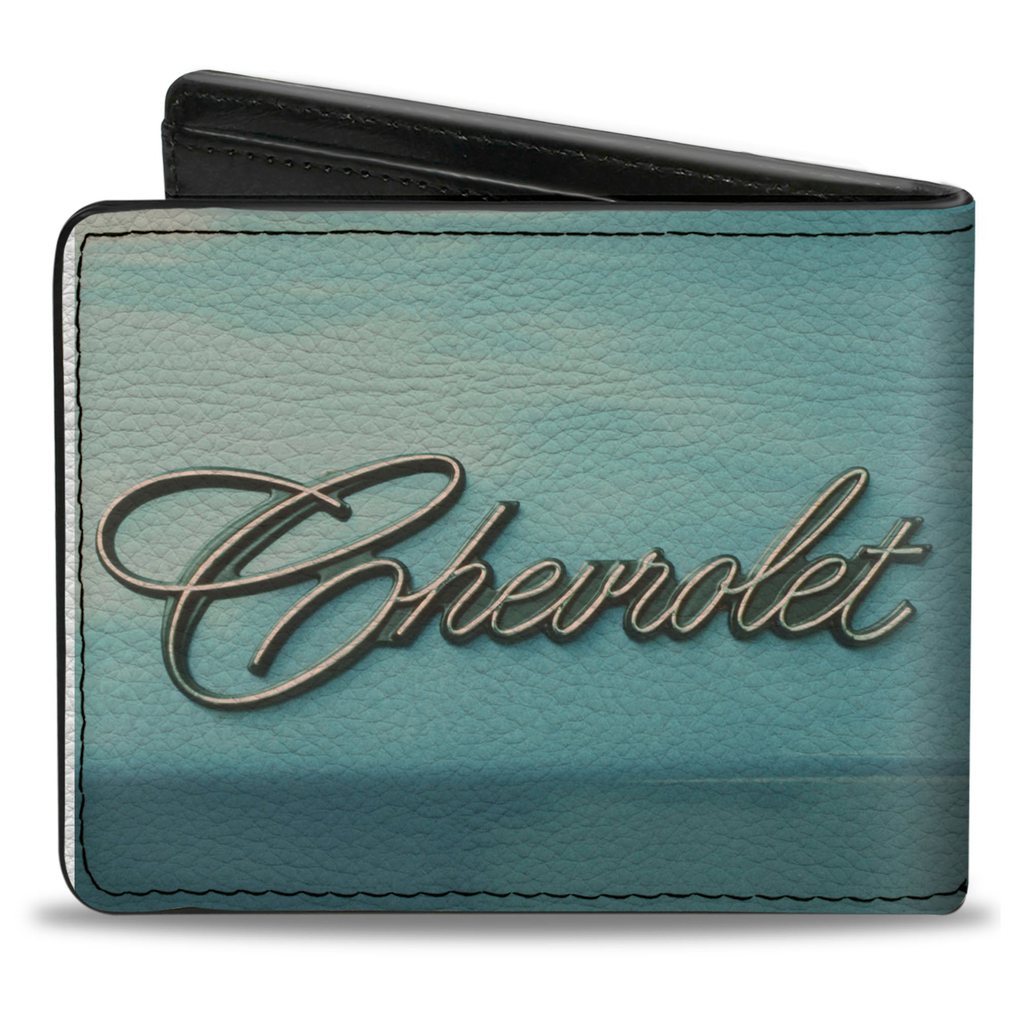 Bi-Fold Wallet - CHEVROLET Side Panel Script Blues/Silvers Bi-Fold Wallets GM General Motors