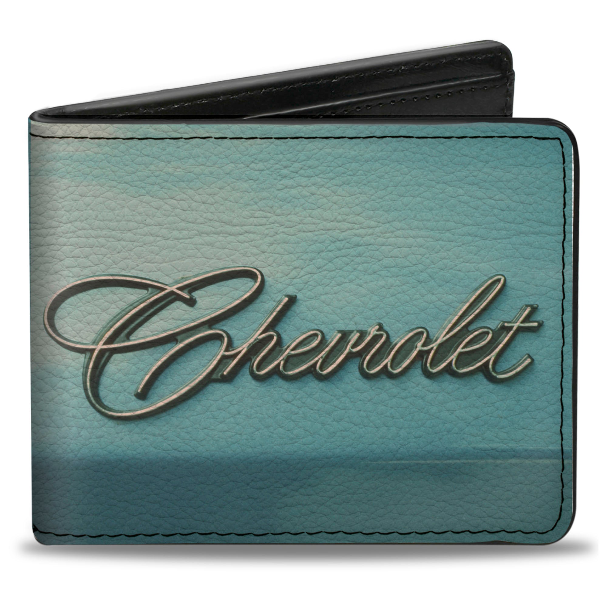 Bi-Fold Wallet - CHEVROLET Side Panel Script Blues/Silvers Bi-Fold Wallets GM General Motors