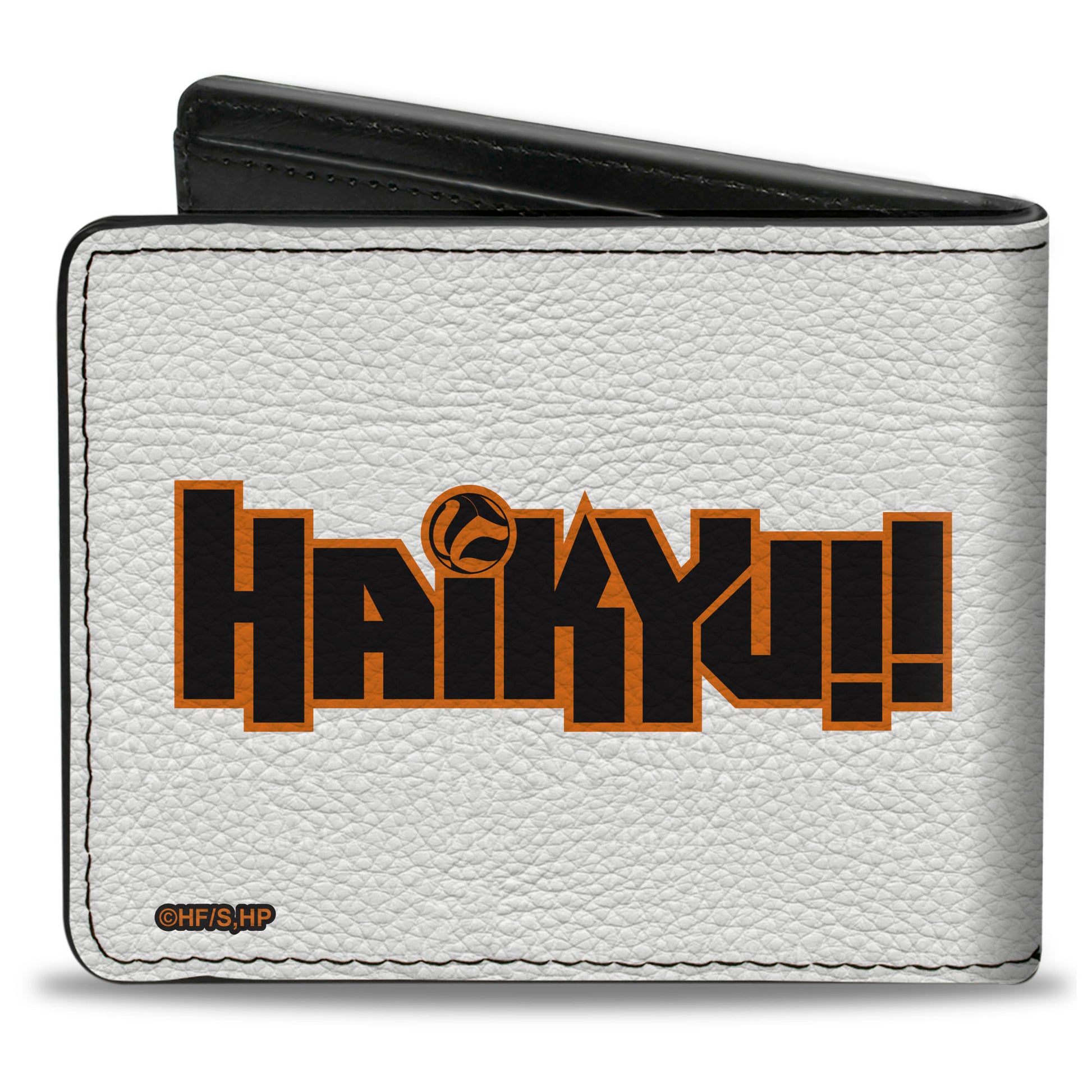 Bi-Fold Wallet - HAIKYU Shiratorizawa Academy Tendo and Ushjima STRONG MAN Pose White Bi-Fold Wallets Haikyu!!