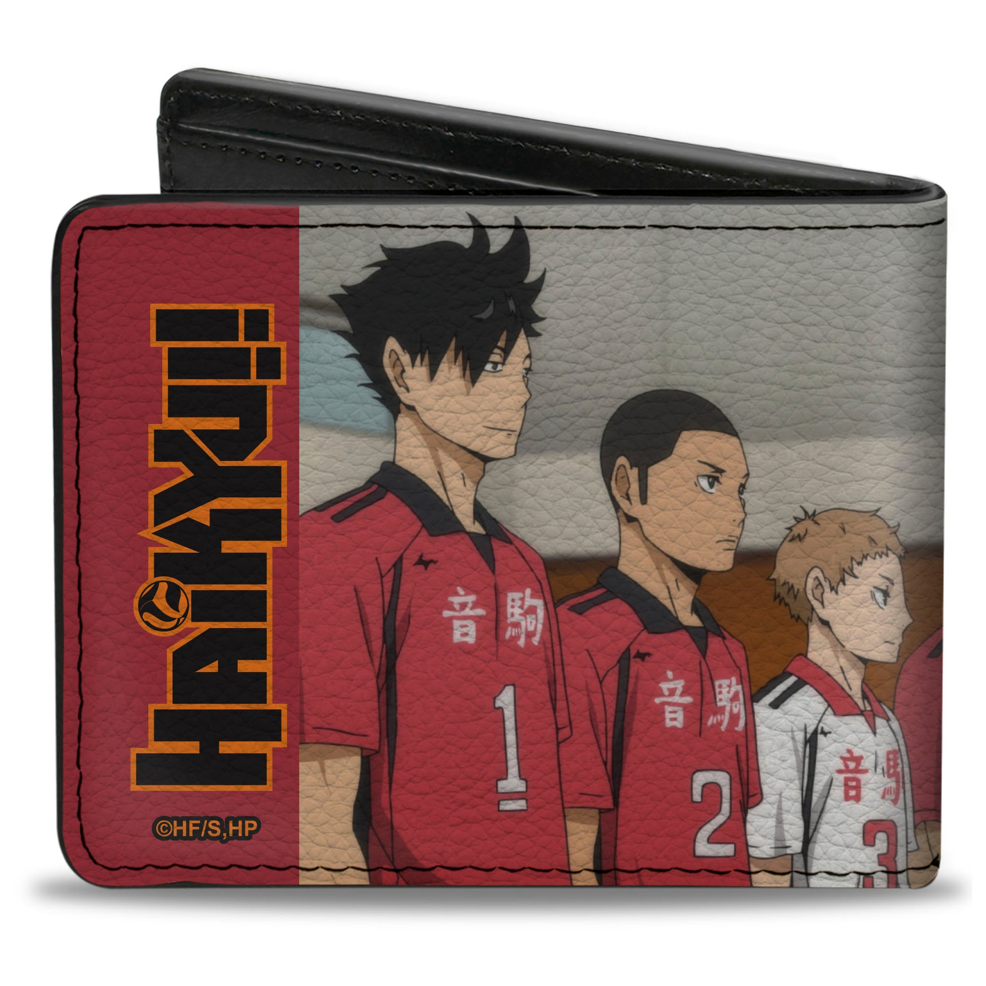Bi-Fold Wallet - HAIKYU Nekoma High School CONNECT Group Pose Red Bi-Fold Wallets Haikyu!!