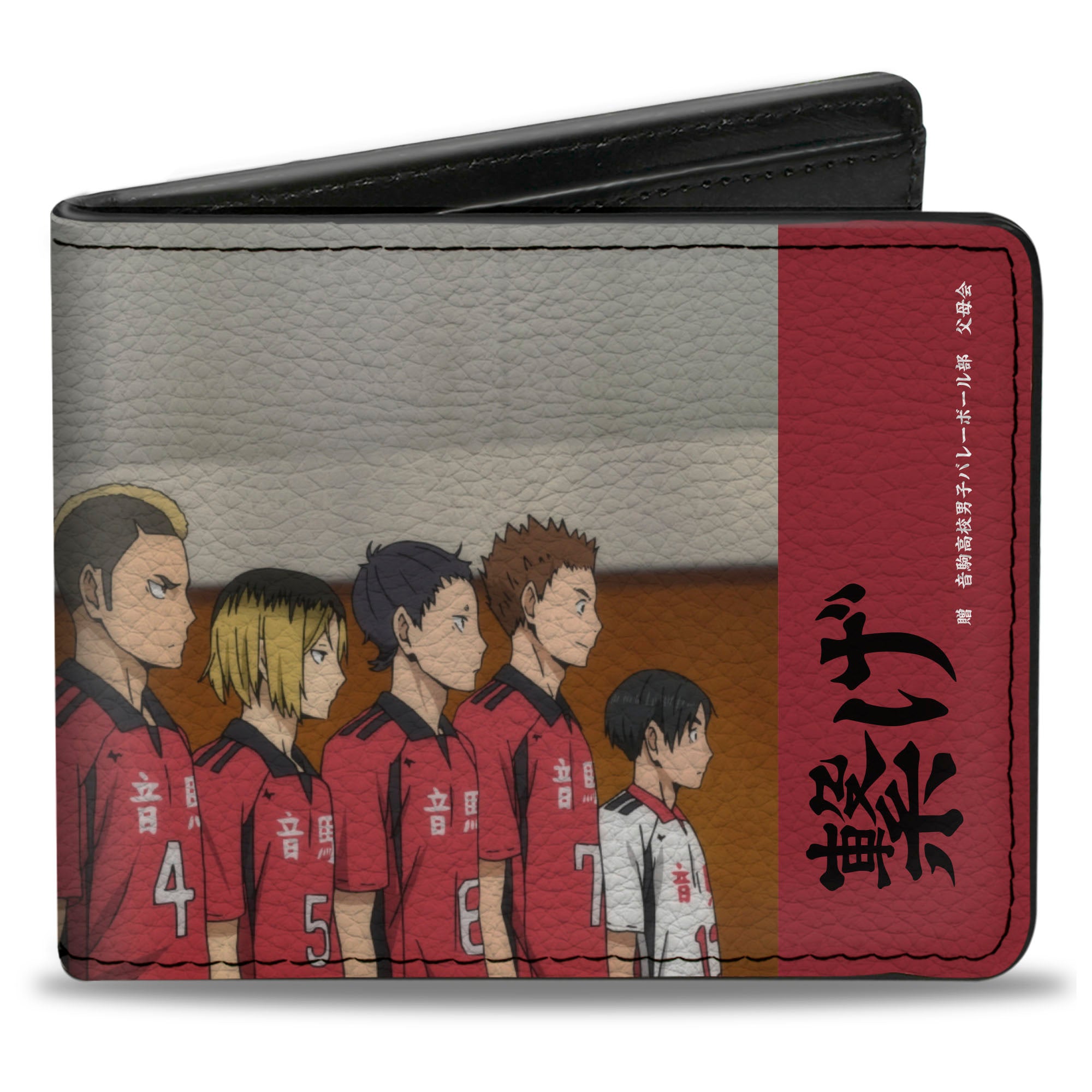 Bi-Fold Wallet - HAIKYU Nekoma High School CONNECT Group Pose Red Bi-Fold Wallets Haikyu!!
