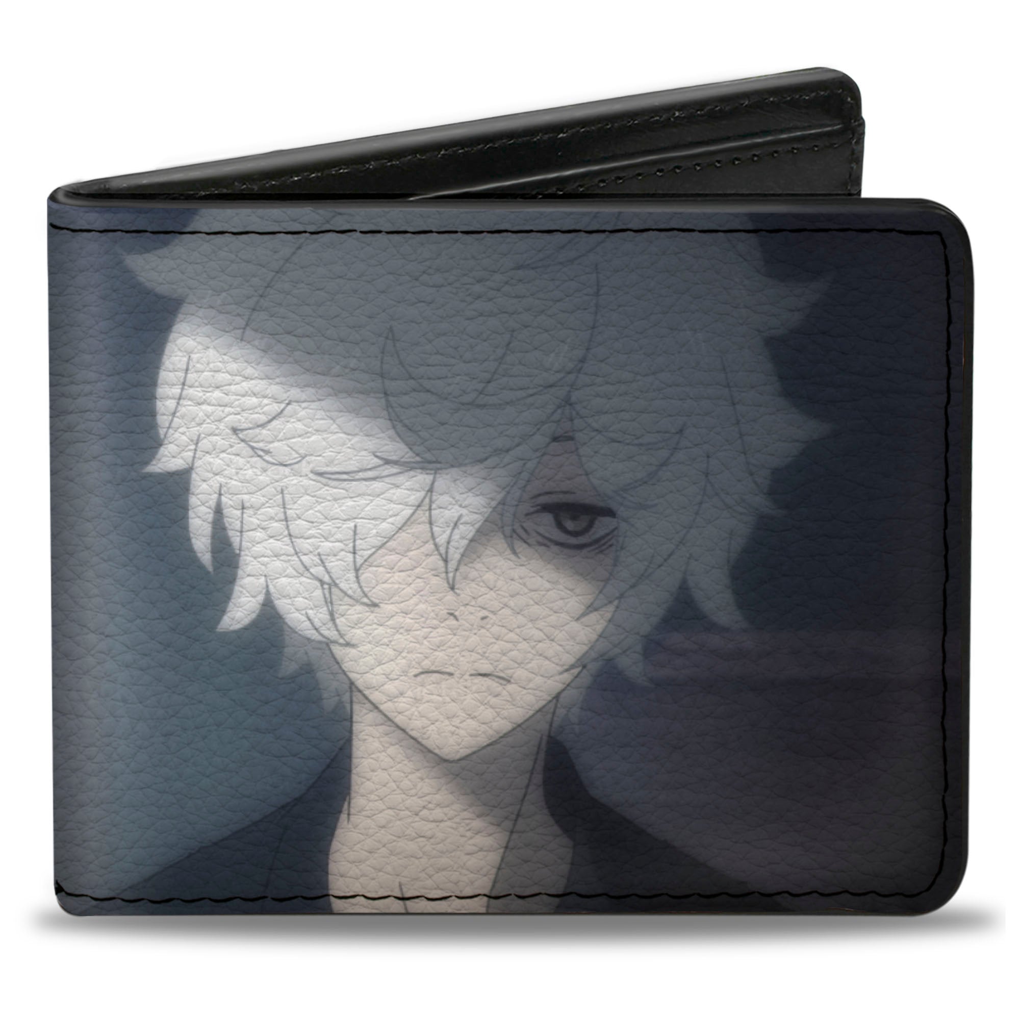 Bi-Fold Wallet - Hell's Paradise Kanji Title Logo and Gabimaru Shadow Pose White Bi-Fold Wallets Crunchyroll