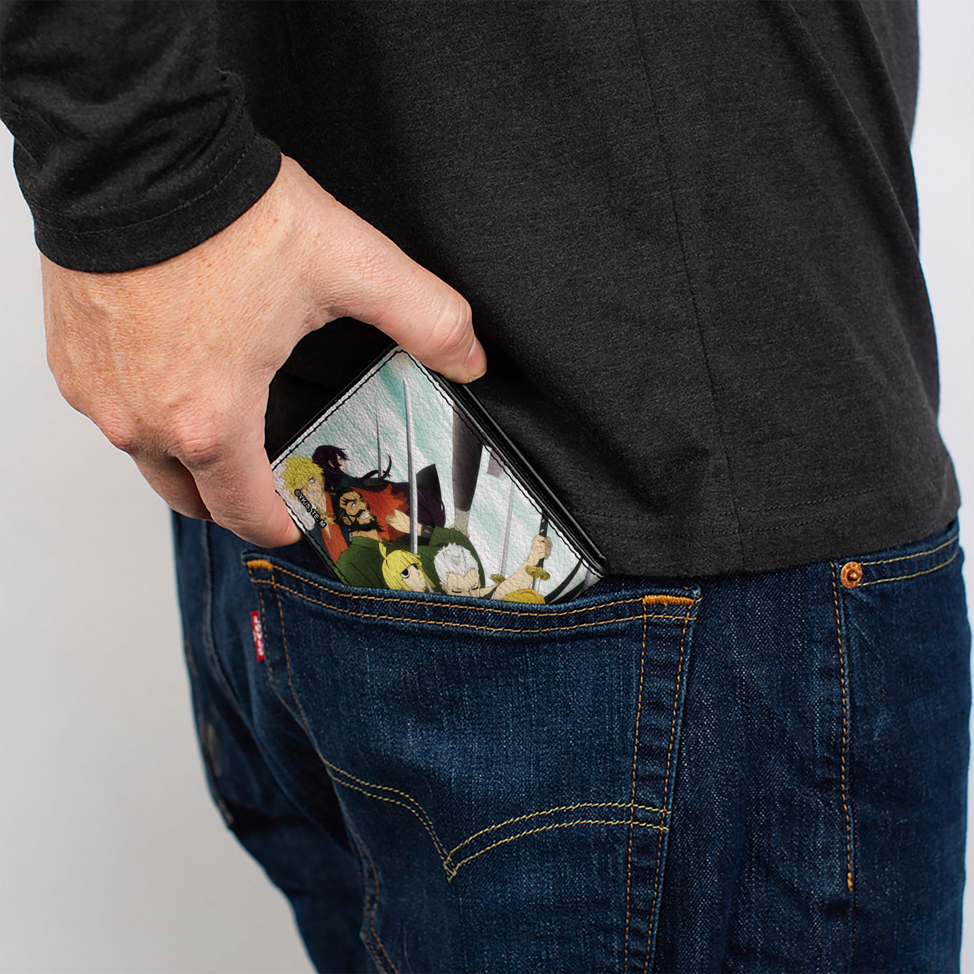 Bi-Fold Wallet - Hell's Paradise Eleven Character Sword Attack Pose Bi-Fold Wallets Hell's Paradise