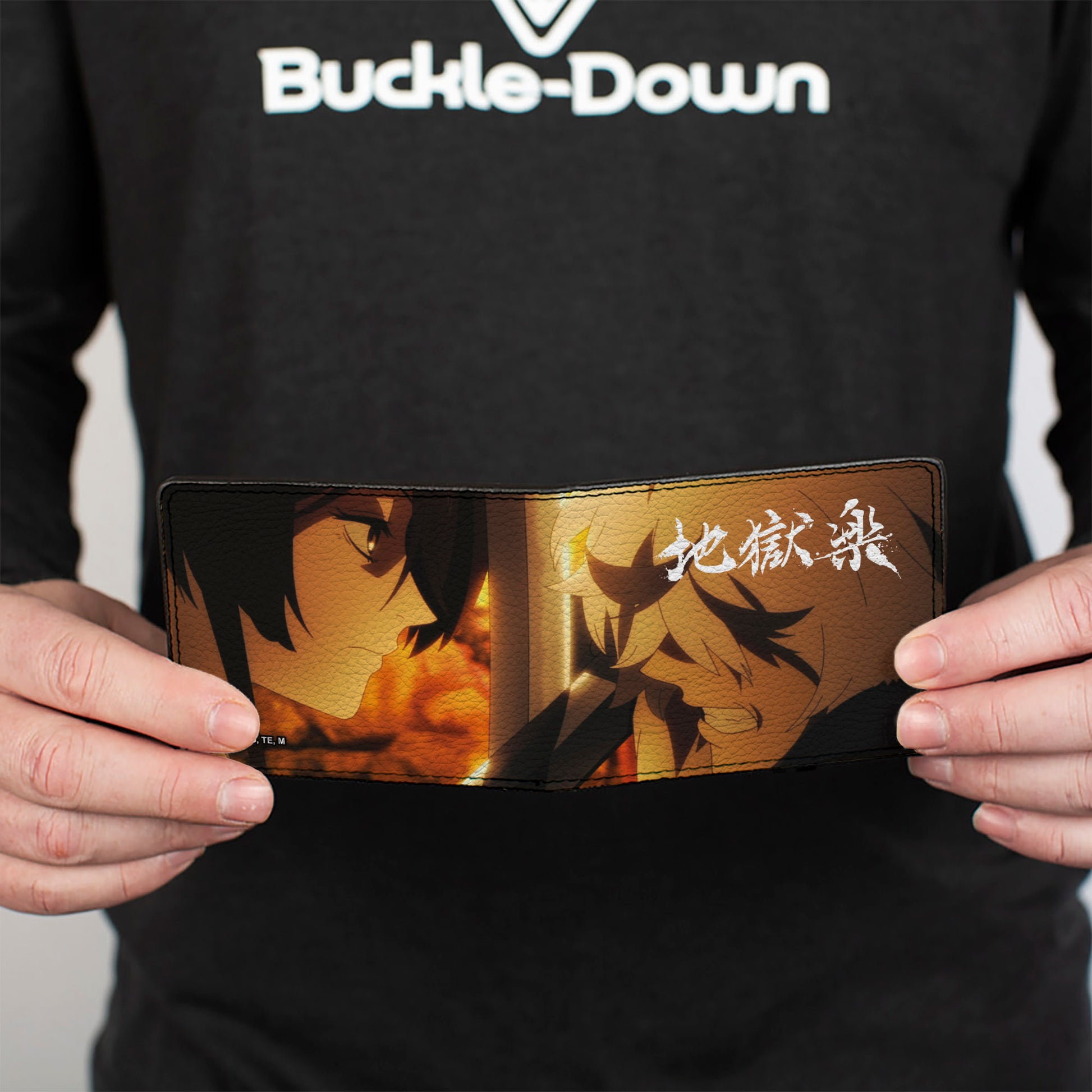 Bi-Fold Wallet - HELL'S PARADISE Yamada vs Gabimaru Scene and Title Logo Bi-Fold Wallets Hell's Paradise