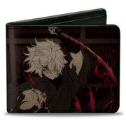 Bi-Fold Wallet - HELL'S PARADISE Gabimaru with Sword Scene and Title Logo Bi-Fold Wallets Hell's Paradise