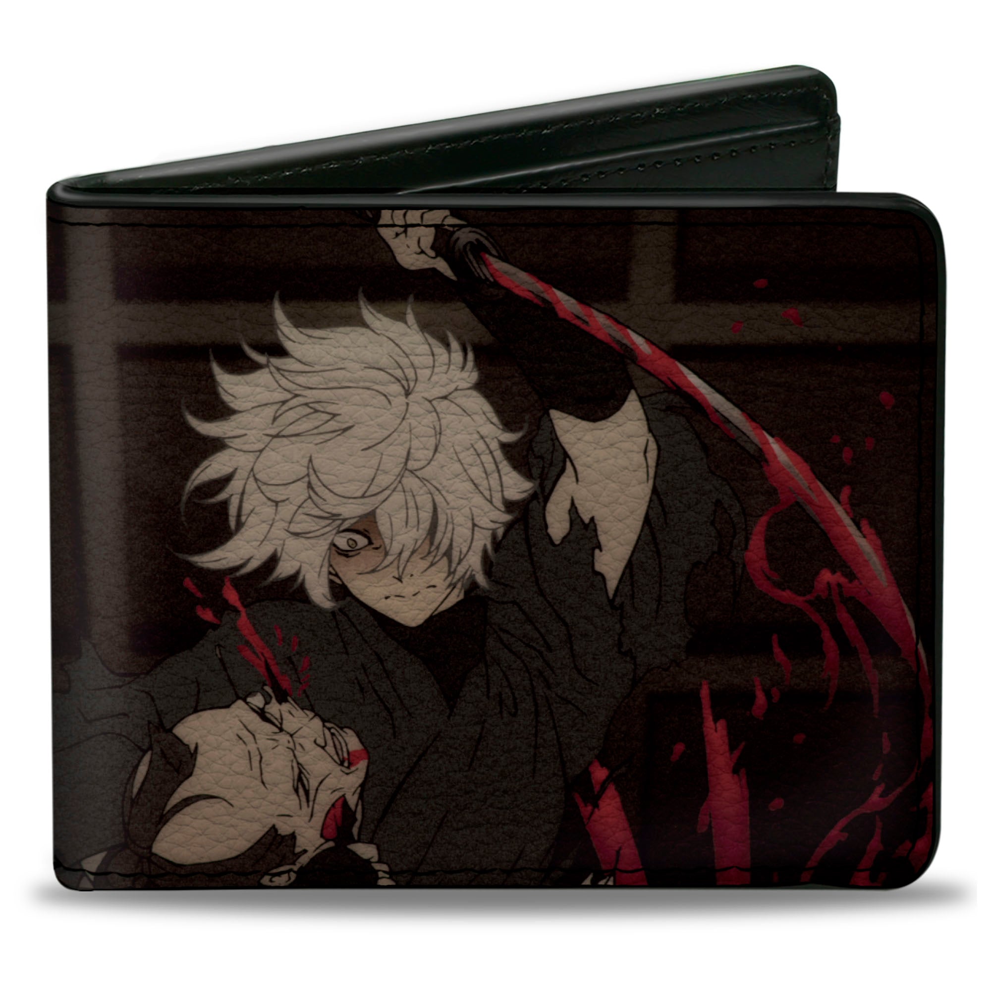 Bi-Fold Wallet - HELL'S PARADISE Gabimaru with Sword Scene and Title Logo Bi-Fold Wallets Hell's Paradise