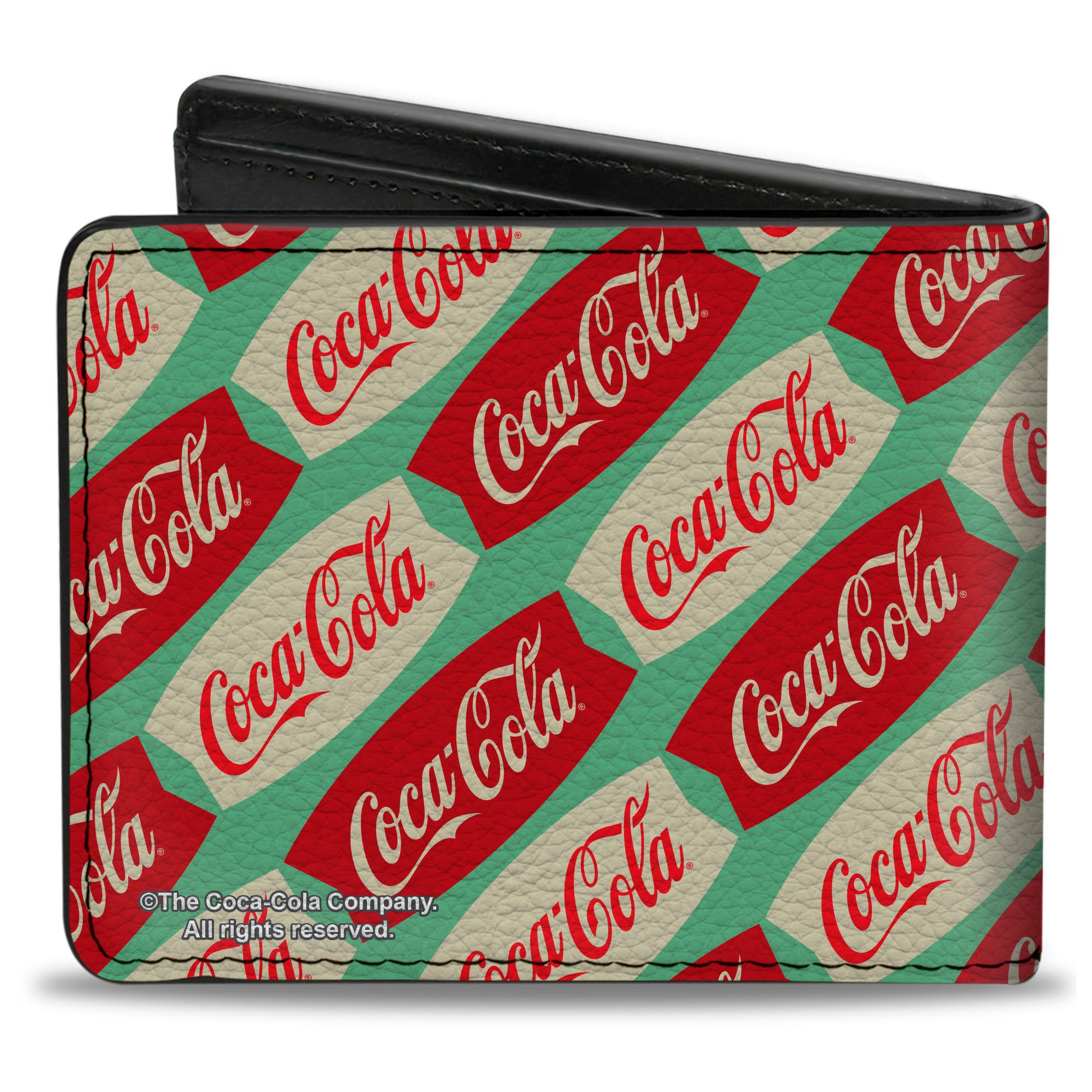 Bi-Fold Wallet - Coca-Cola Script Marquee Logo Green/Red/White Bi-Fold Wallets Coca-Cola