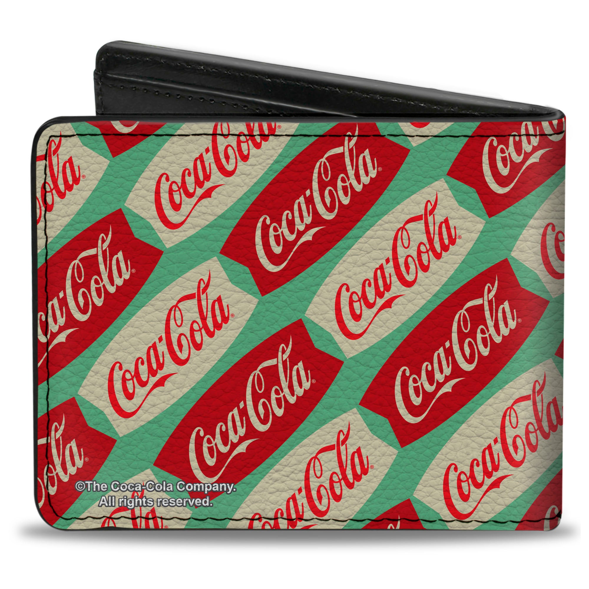Bi-Fold Wallet - Coca-Cola Script Marquee Logo Green/Red/White Bi-Fold Wallets Coca-Cola