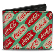 Bi-Fold Wallet - Coca-Cola Script Marquee Logo Green/Red/White Bi-Fold Wallets Coca-Cola