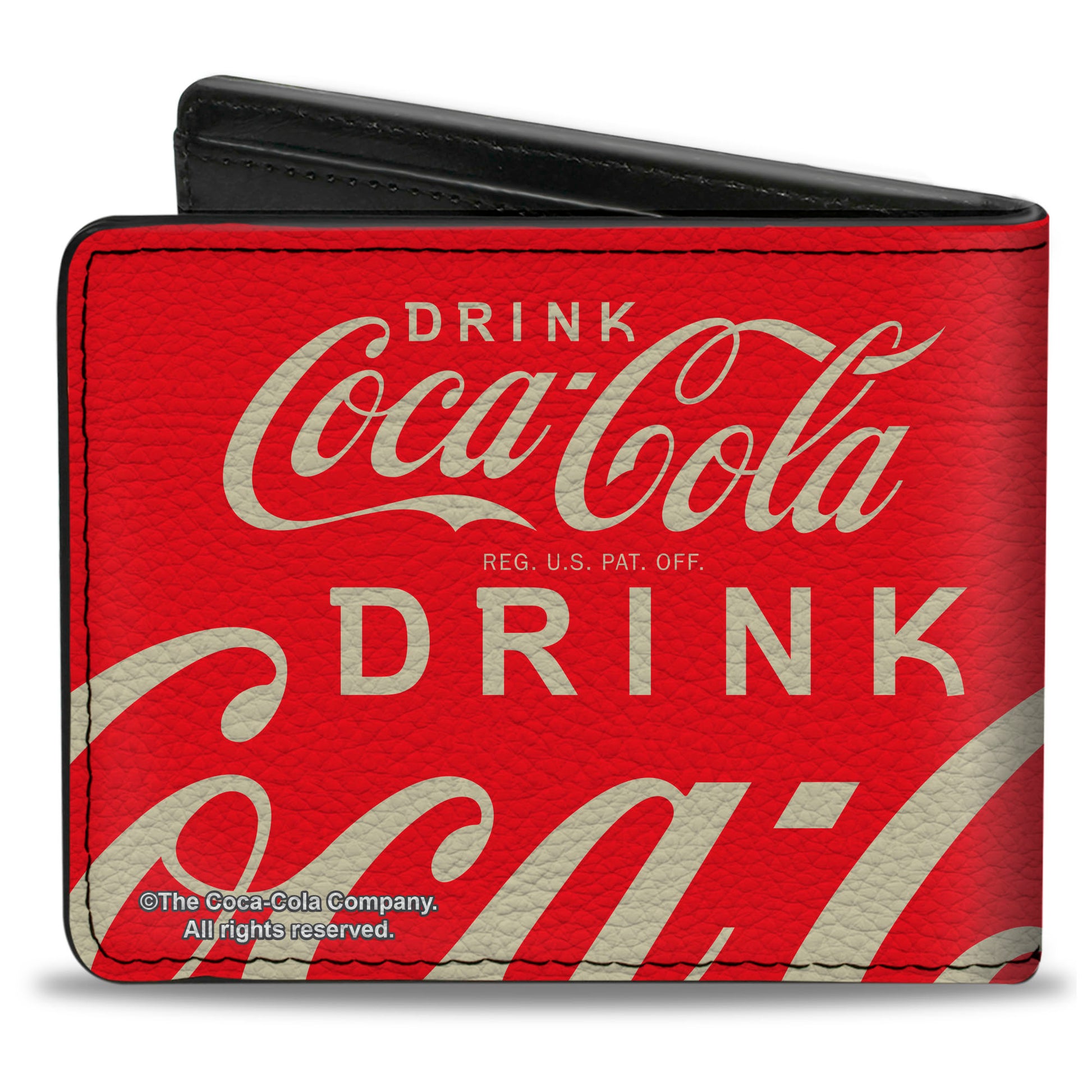 Bi-Fold Wallet - DRINK COCA-COLA Close-Up Red/White Bi-Fold Wallets Coca-Cola