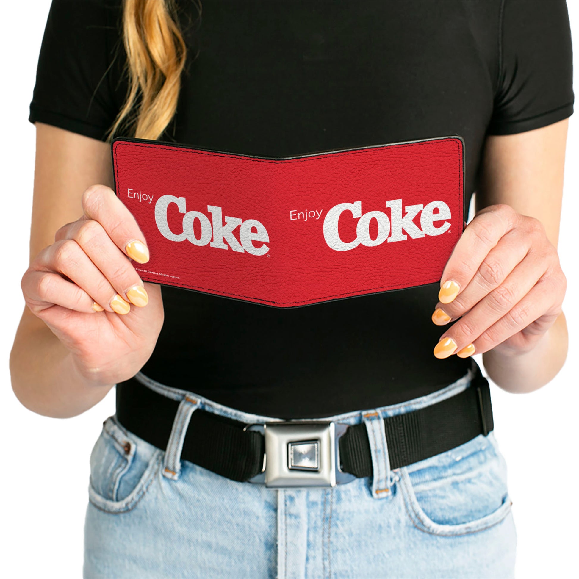 Bi-Fold Wallet - ENJOY COKE Logo Red/White Bi-Fold Wallets Coca-Cola
