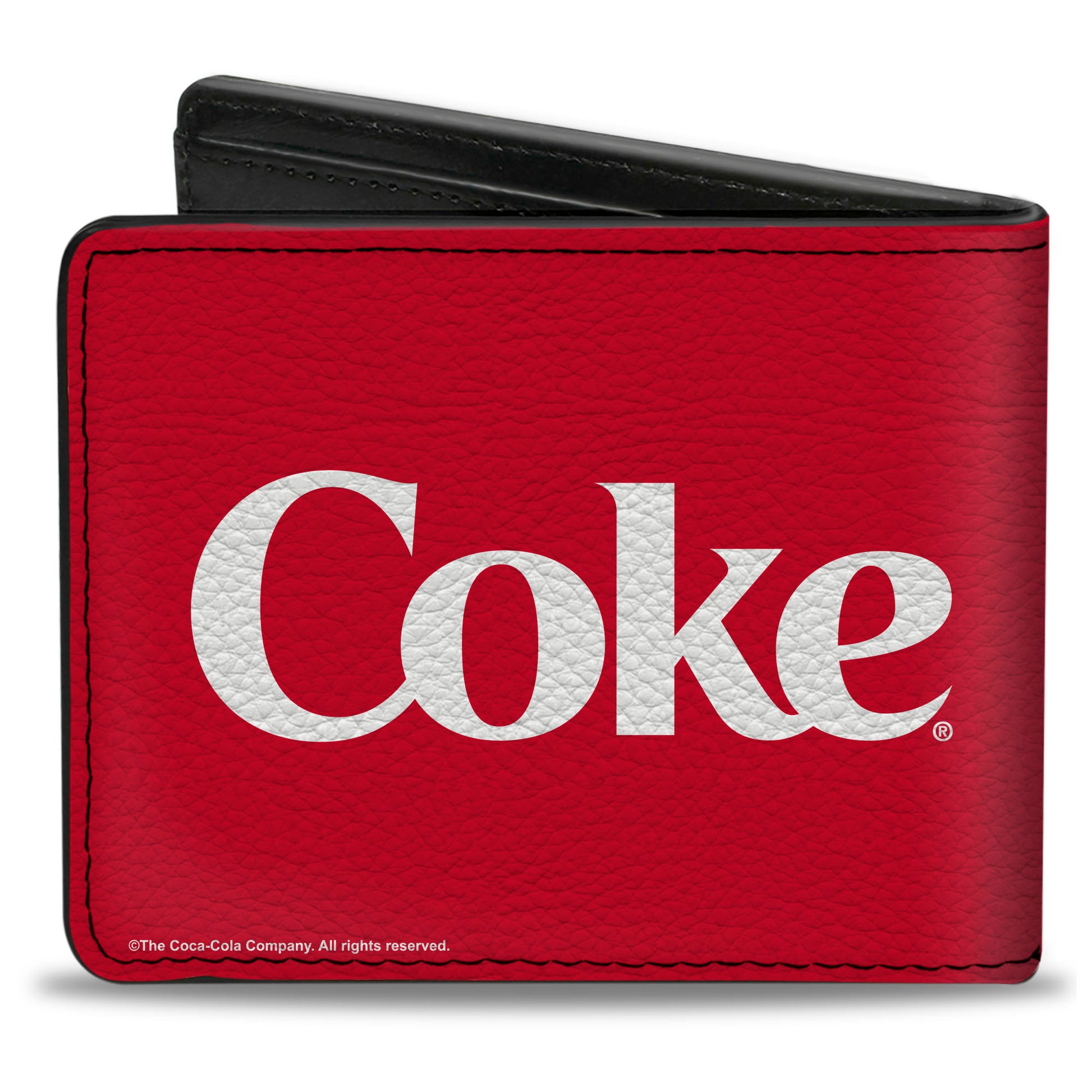 Bi-Fold Wallet - COKE Text Logo Red/White' Bi-Fold Wallets Coca-Cola