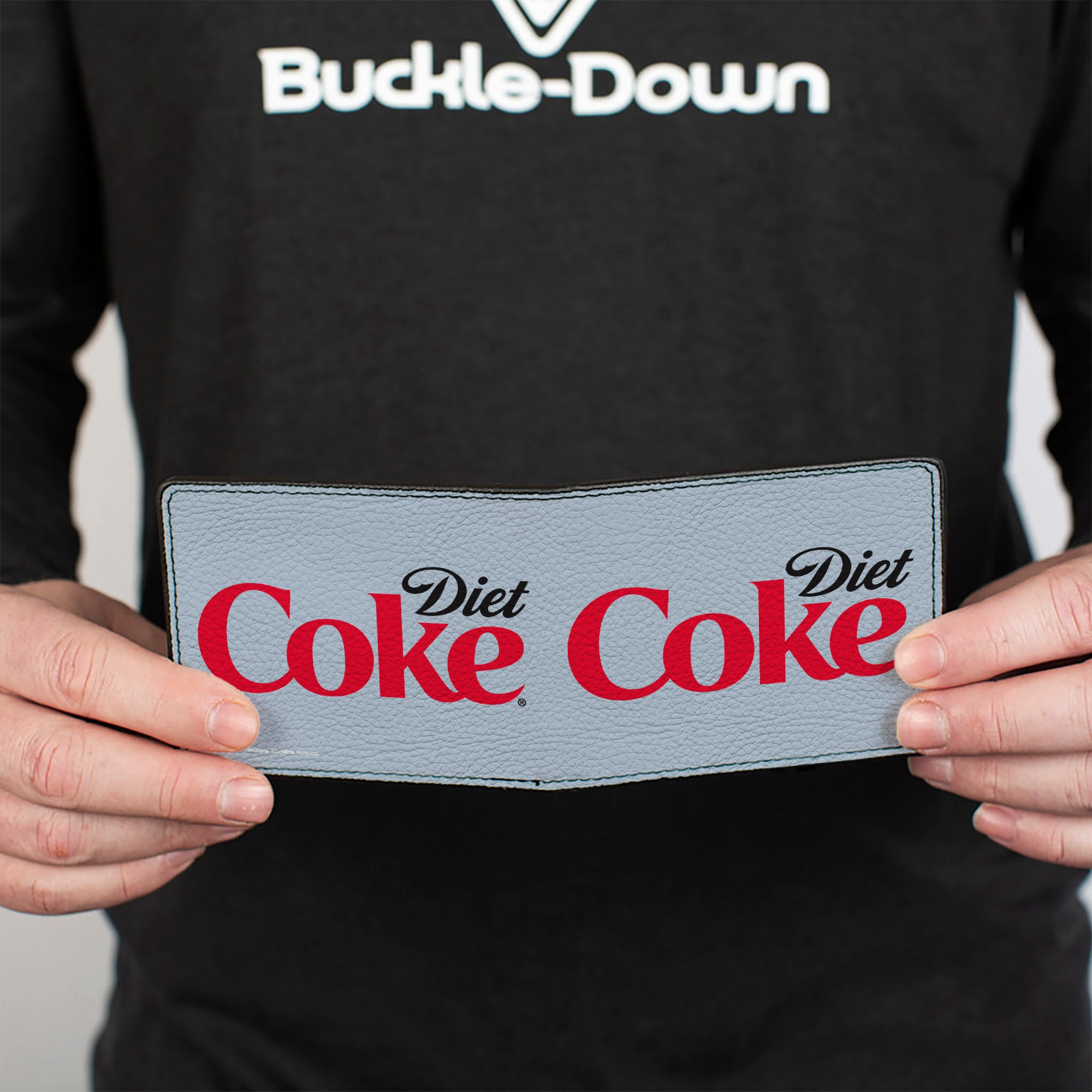 Bi-Fold Wallet - DIET COKE Logo Light Gray/Black/Red Bi-Fold Wallets Coca-Cola