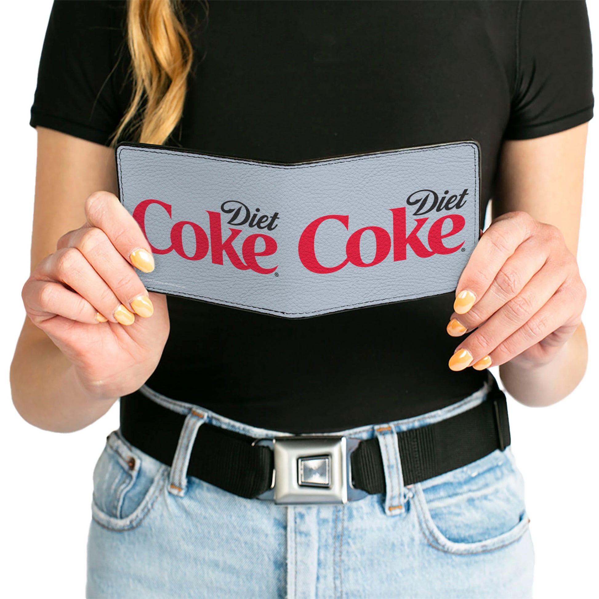 Bi-Fold Wallet - DIET COKE Logo Light Gray/Black/Red Bi-Fold Wallets Coca-Cola