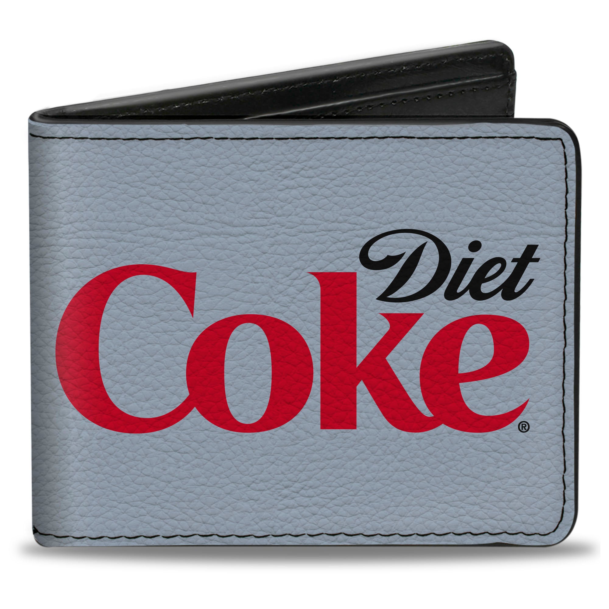 Bi-Fold Wallet - DIET COKE Logo Light Gray/Black/Red Bi-Fold Wallets Coca-Cola