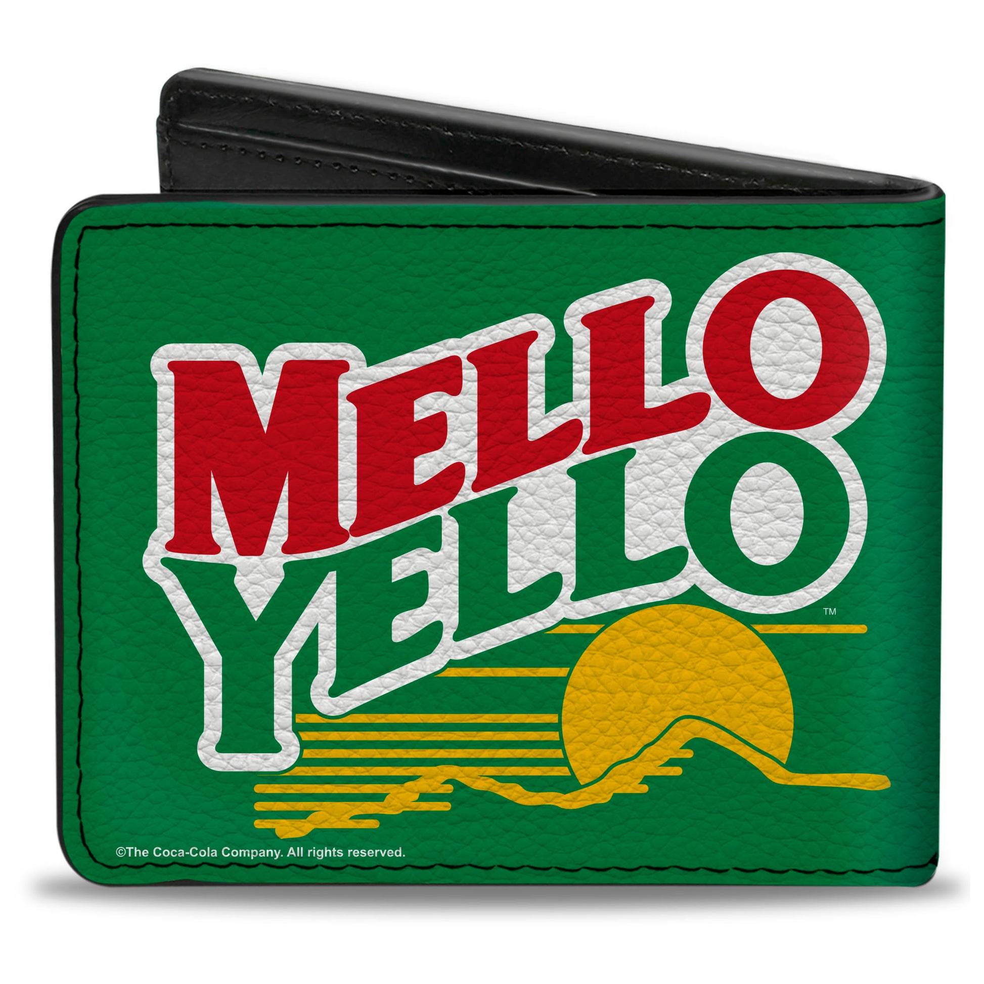 Bi-Fold Wallet - MELLO YELLO Mountain Logo Green/White/Red/Yellow Bi-Fold Wallets Coca-Cola