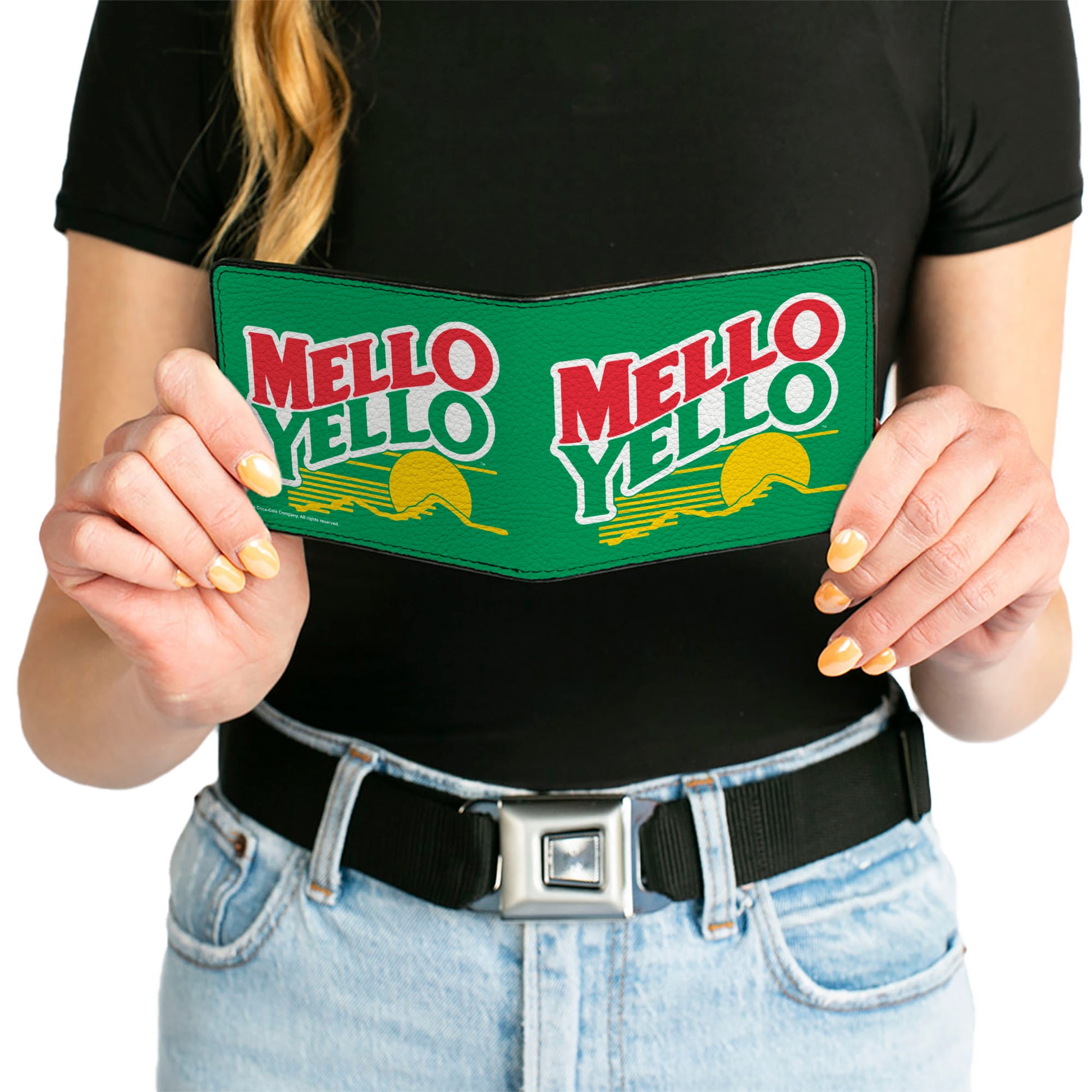 Bi-Fold Wallet - MELLO YELLO Mountain Logo Green/White/Red/Yellow Bi-Fold Wallets Coca-Cola