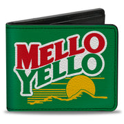 Bi-Fold Wallet - MELLO YELLO Mountain Logo Green/White/Red/Yellow Bi-Fold Wallets Coca-Cola
